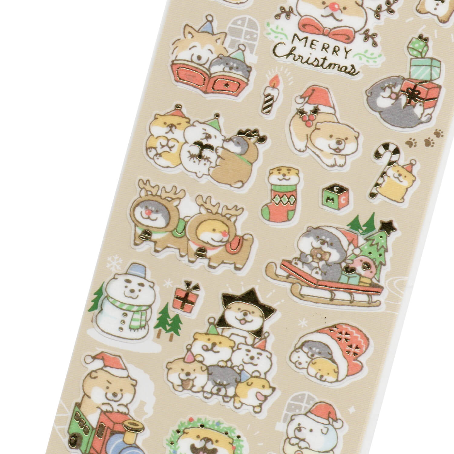 Mind Wave Winter Selection Sticker Sheet – Shibanban Mochi Christmas – Nagi
