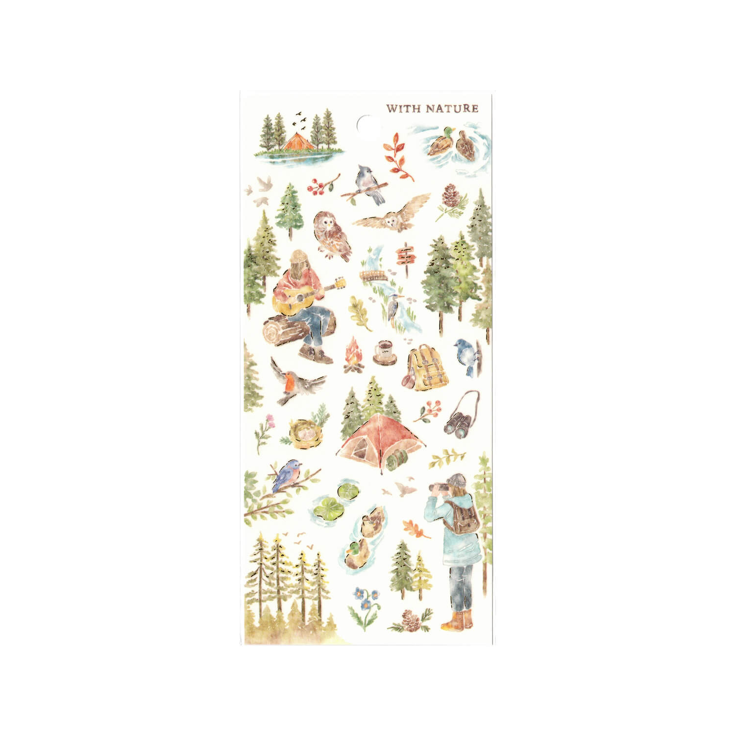 Mind Wave With Nature Sticker Sheet – Nagi