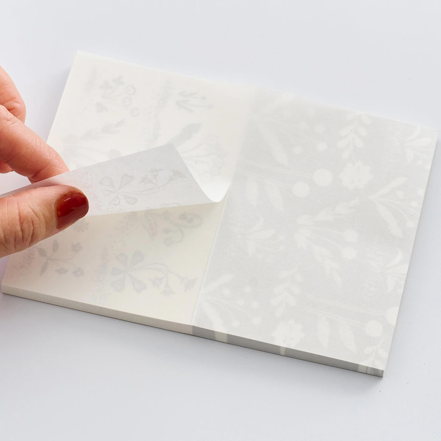 Mizushima × ATELIER.encle d'encle Perforated Memo – HANA – Nagi