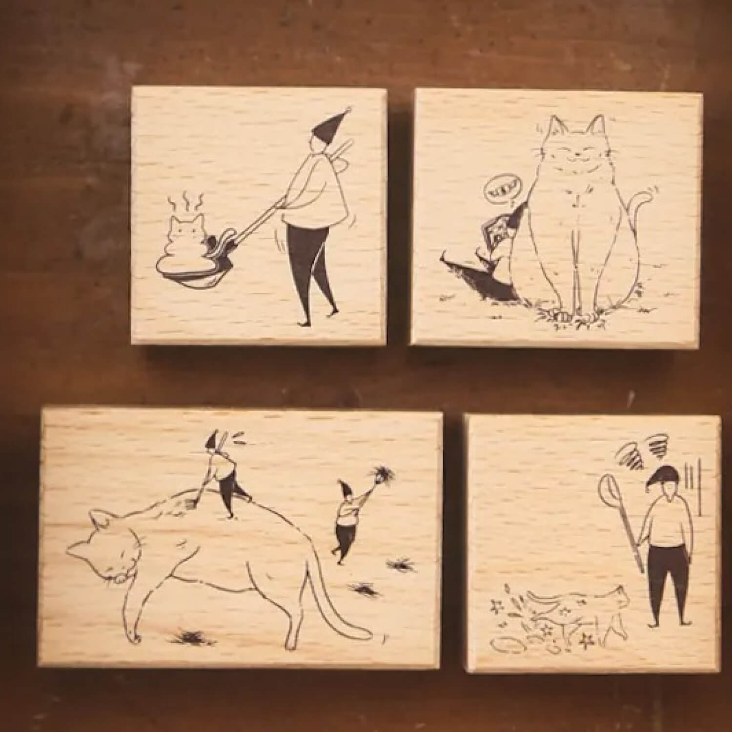 Modaizhi Cat Attendant Stamp