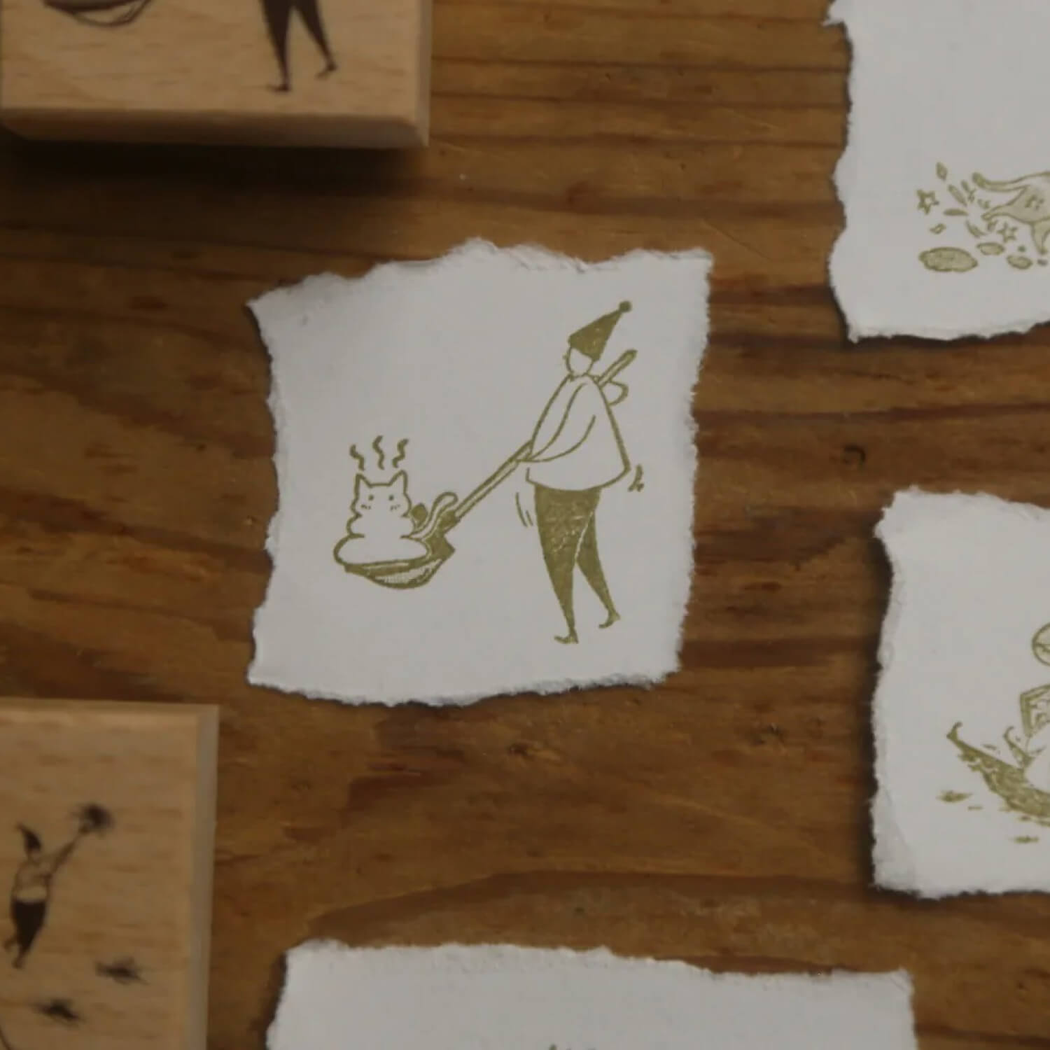 Modaizhi Cat Attendant Stamp