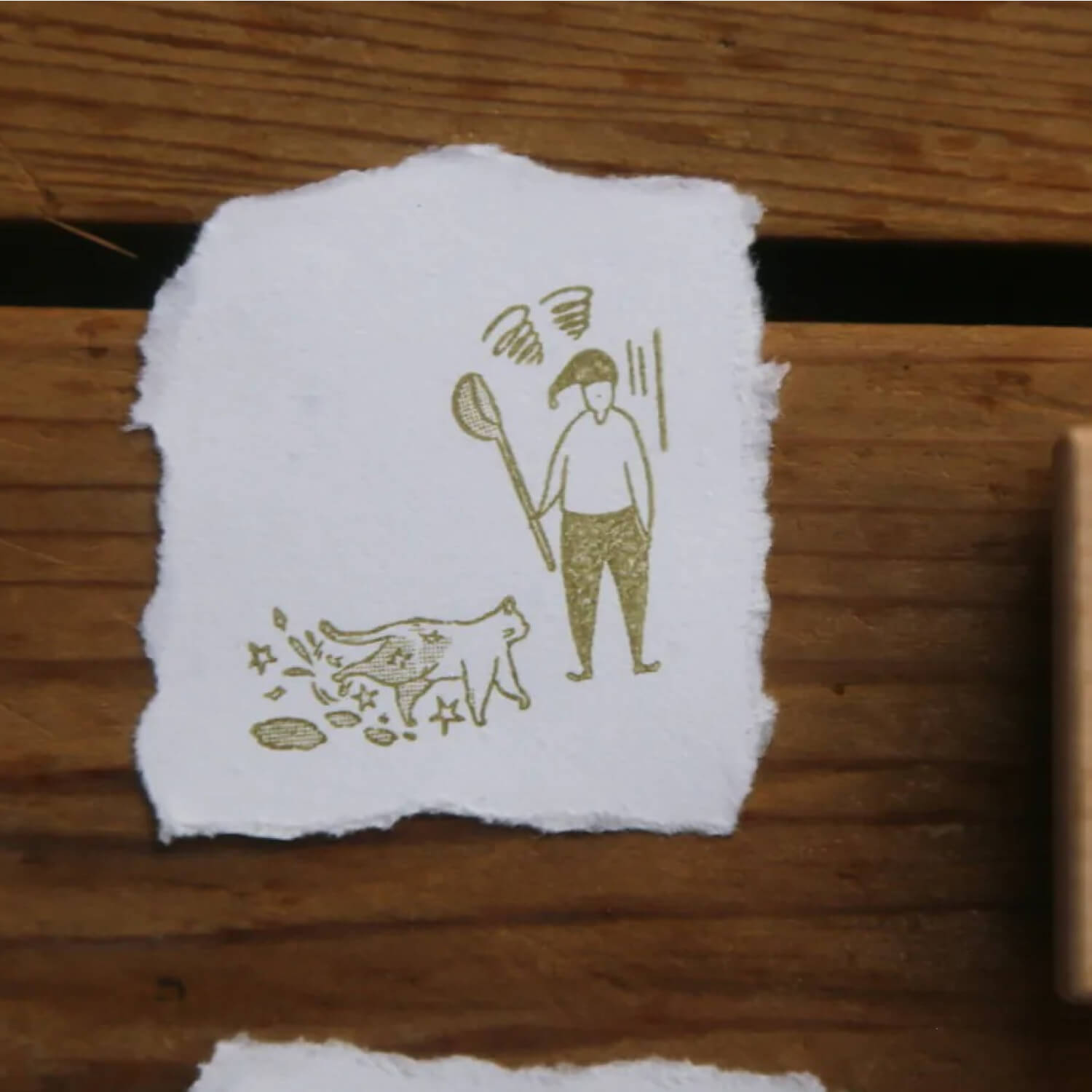 Modaizhi Cat Attendant Stamp