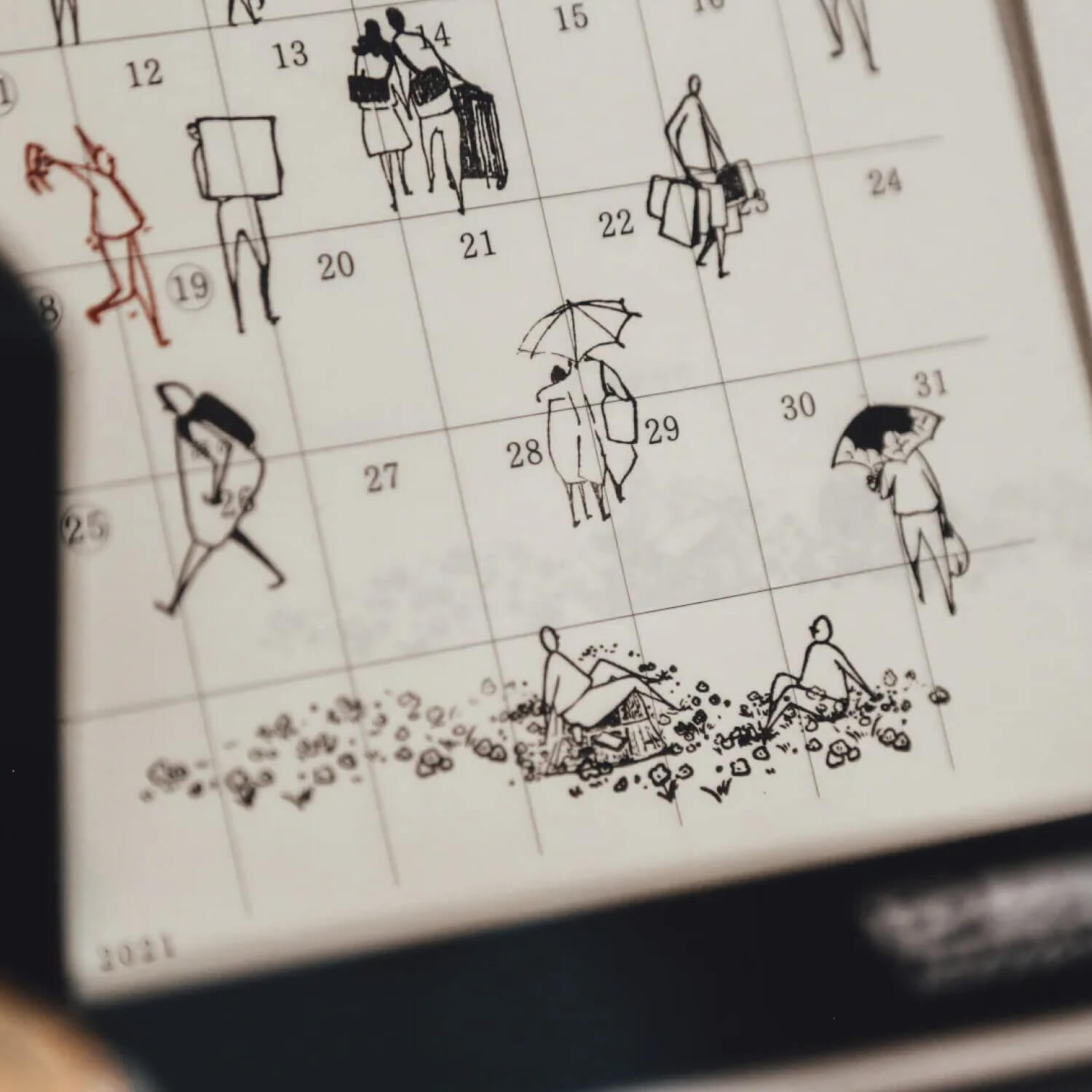 Modaizhi One Day with Plants Stamp Set