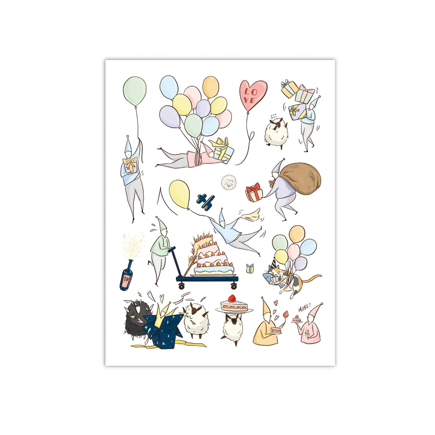 Modaizhi Print-On Stickers – 10th Anniversary