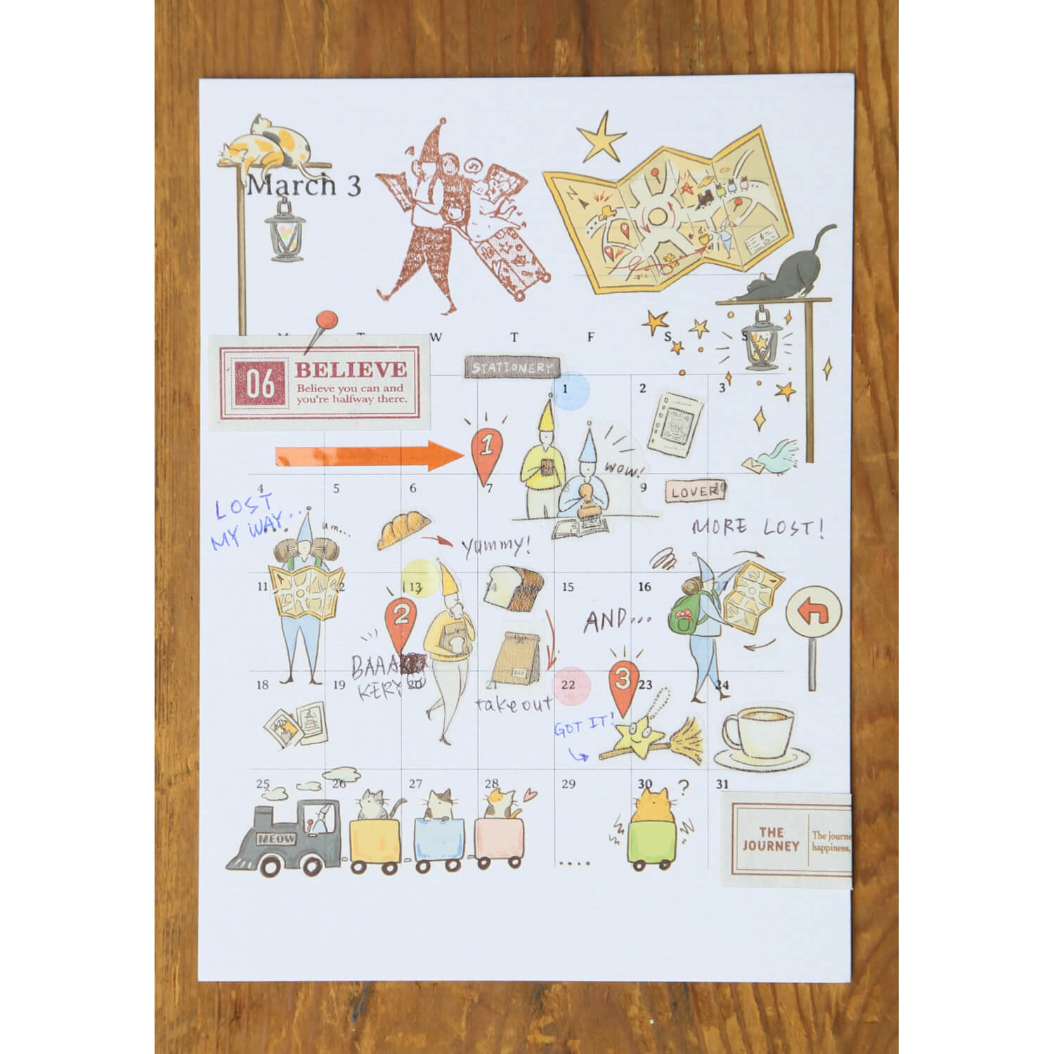 Modaizhi Print-On Stickers – Little Flower Street