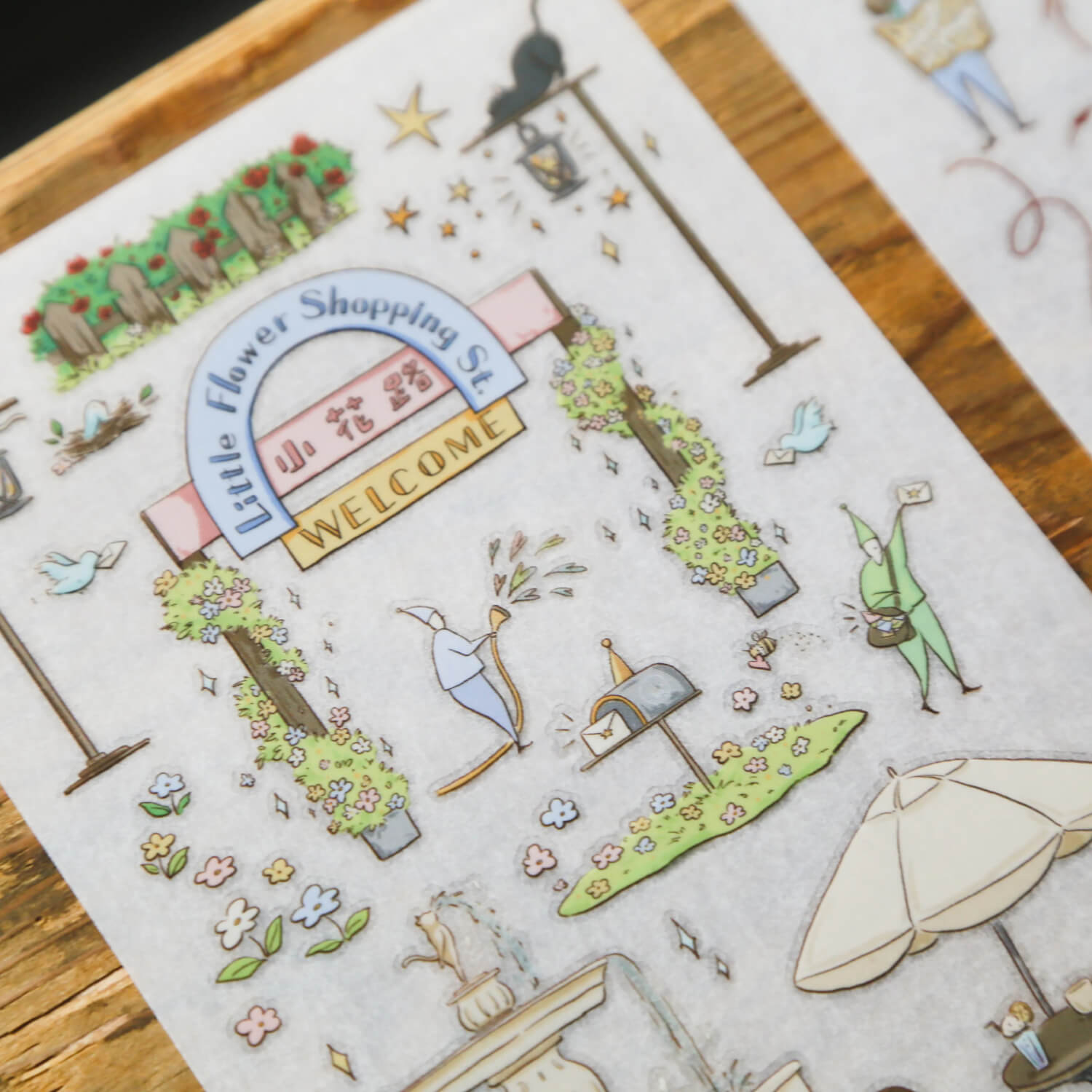 Modaizhi Print-On Stickers – Little Flower Street