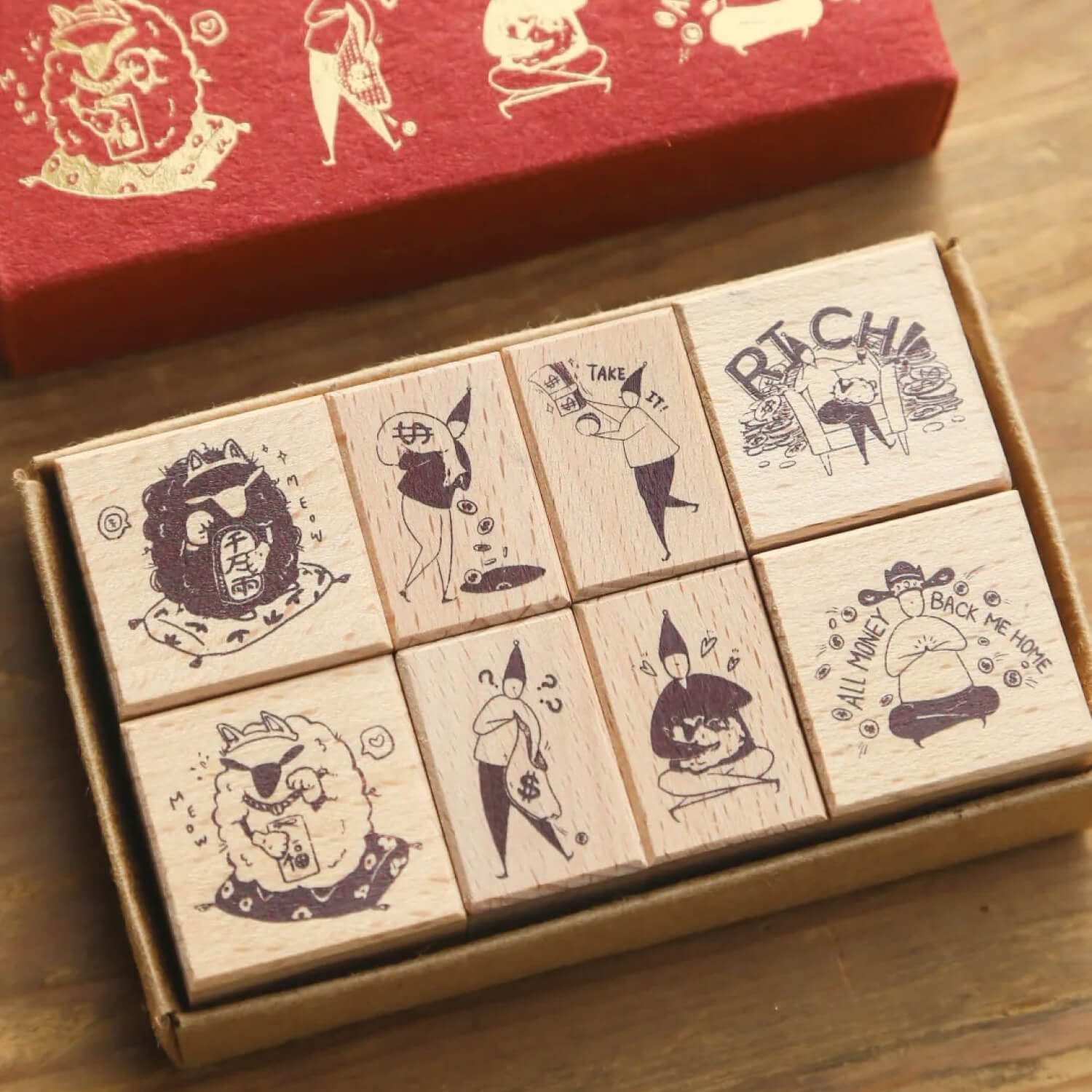 Modaizhi Stamp Set – Money Money Elf