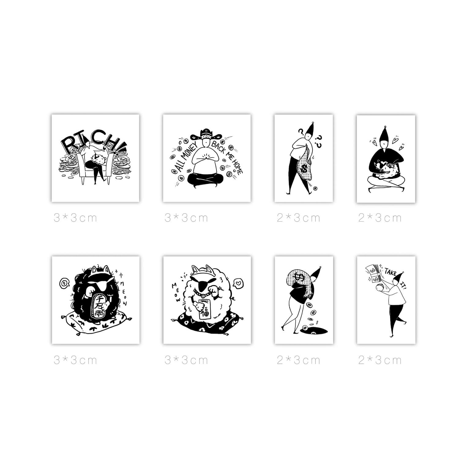 Modaizhi Stamp Set – Money Money Elf