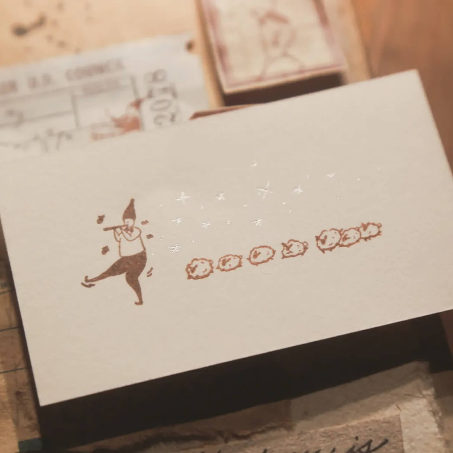 Modaizhi Stamp – Seven Sheep