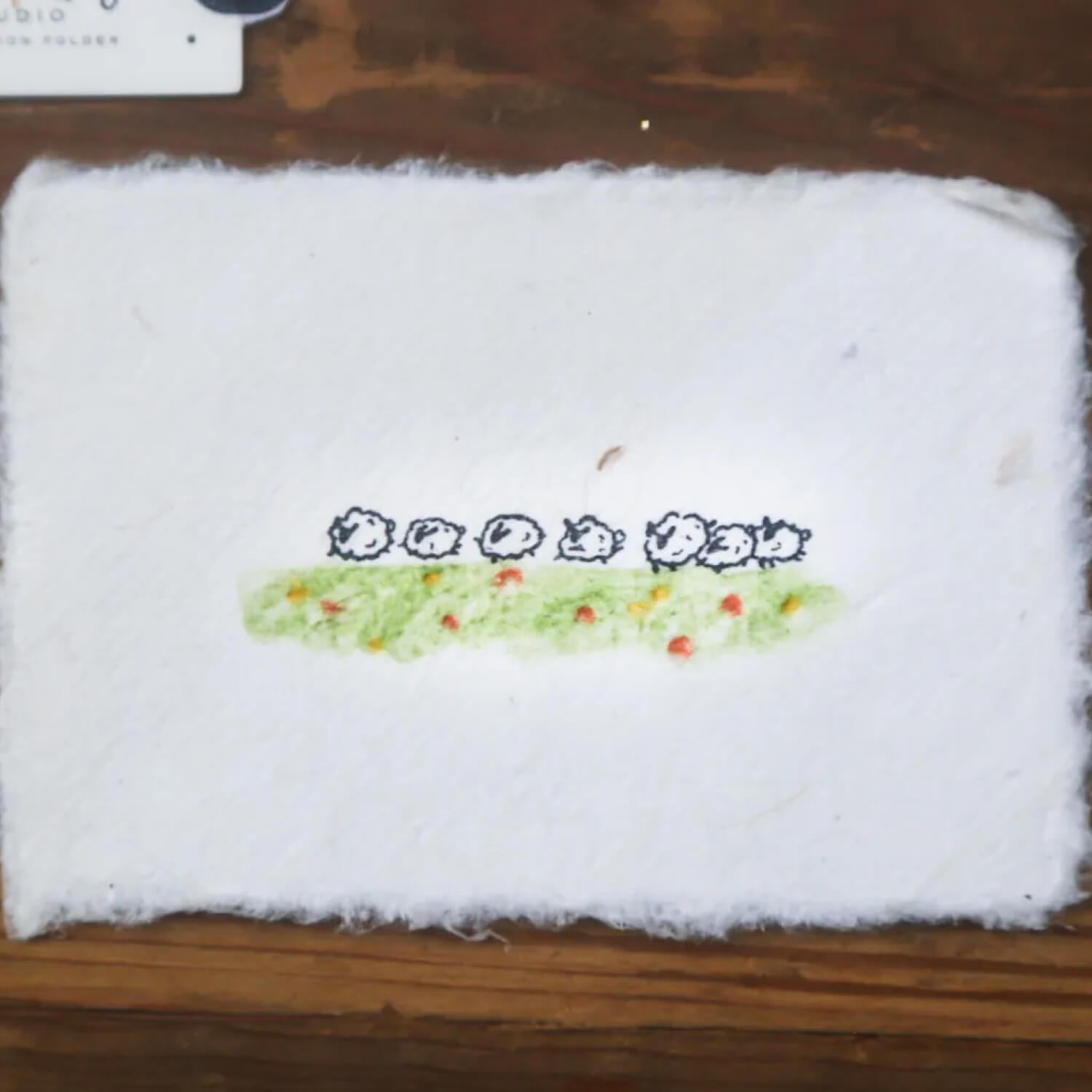 Modaizhi Stamp – Seven Sheep