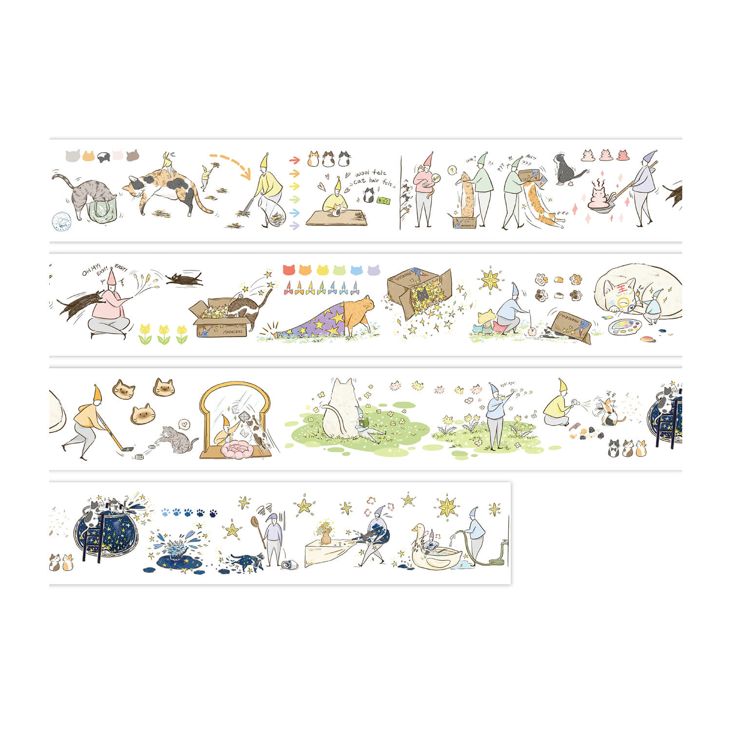 Modaizhi Washi Tape – Cat Attendant