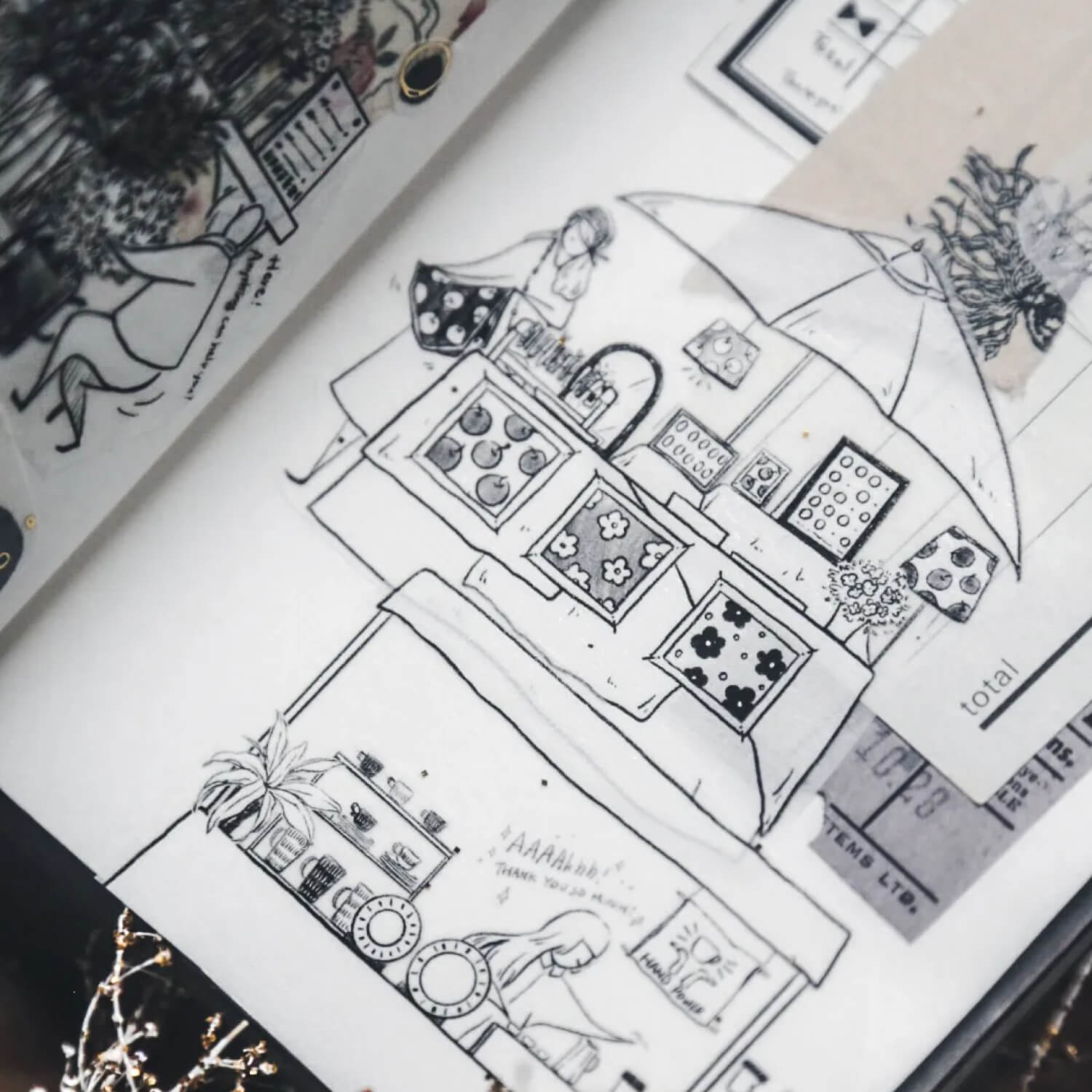 Modaizhi Washi Tape – Market Diary
