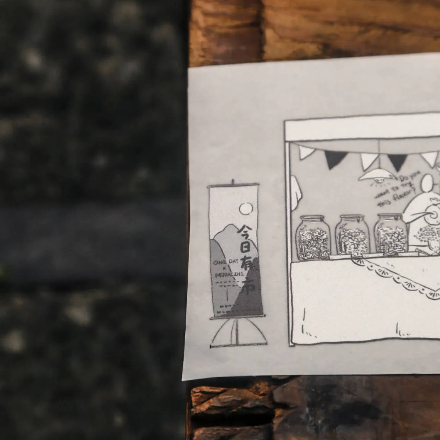 Modaizhi Washi Tape – Market Diary