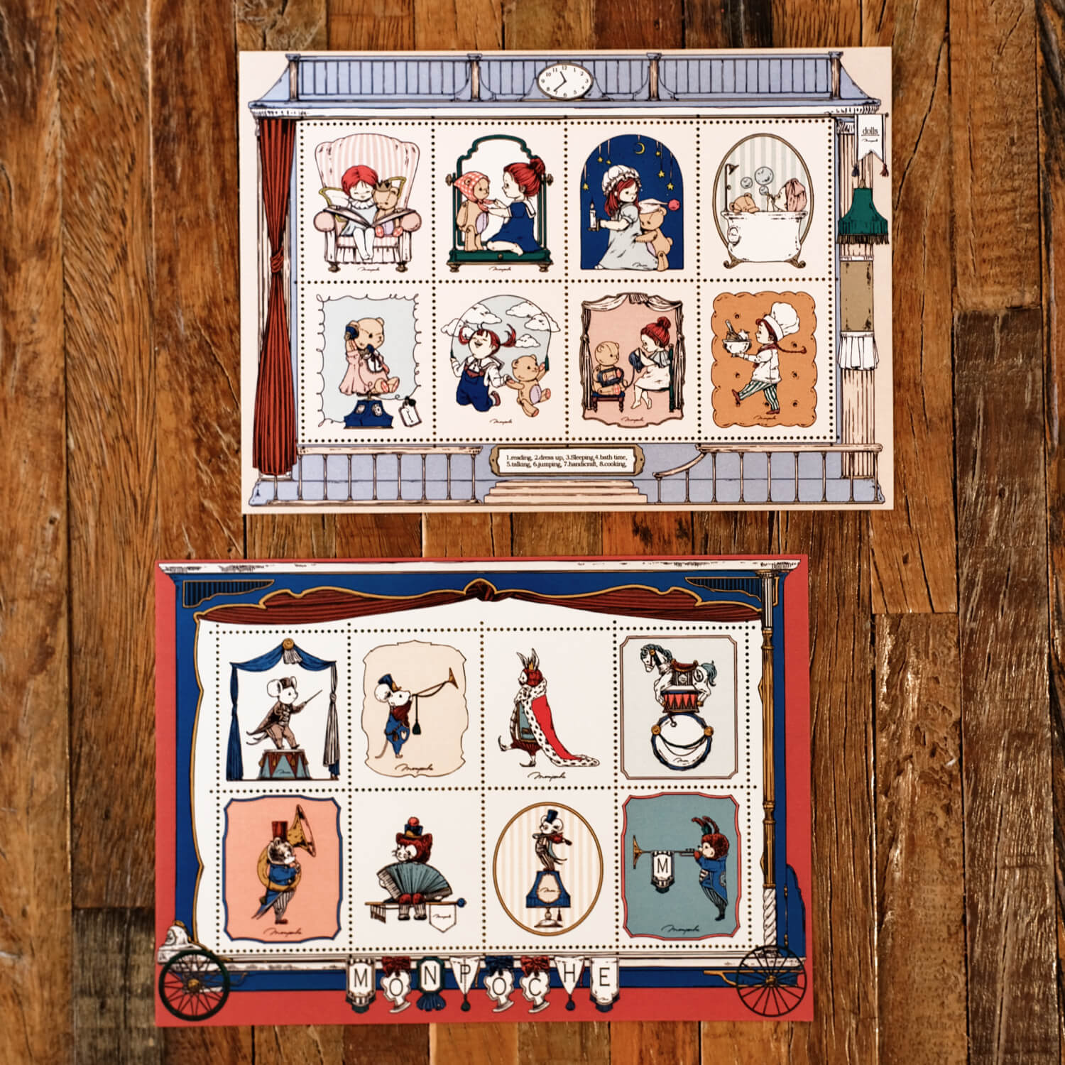 Monpoche Stamp Stickers – Orchestra