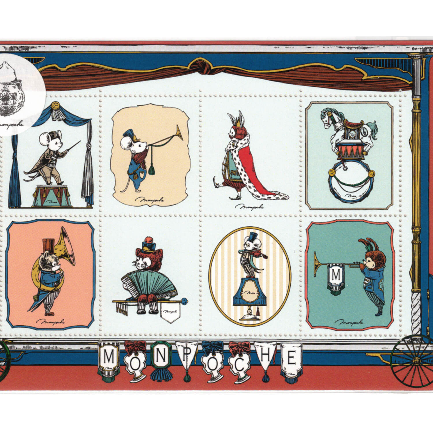Monpoche Stamp Stickers – Orchestra