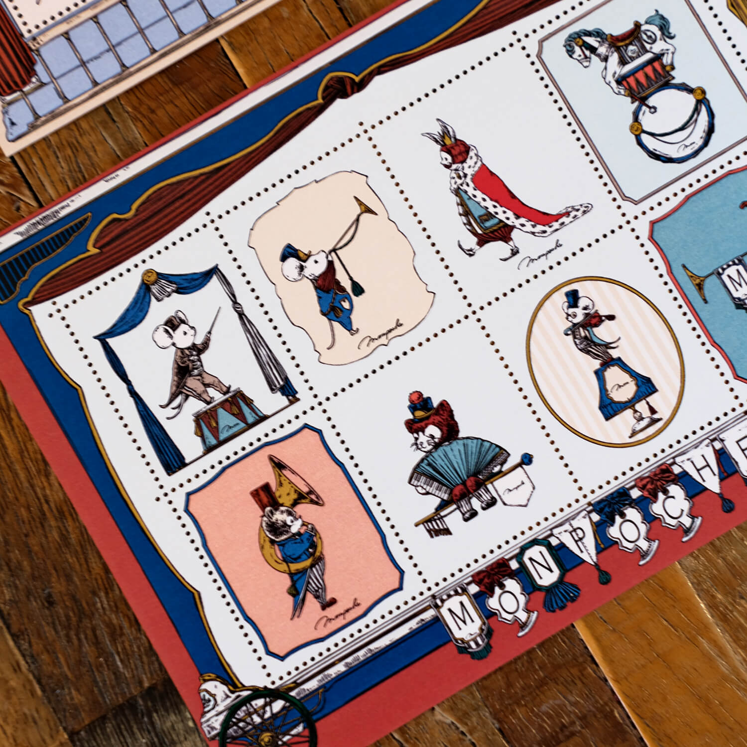 Monpoche Stamp Stickers – Orchestra