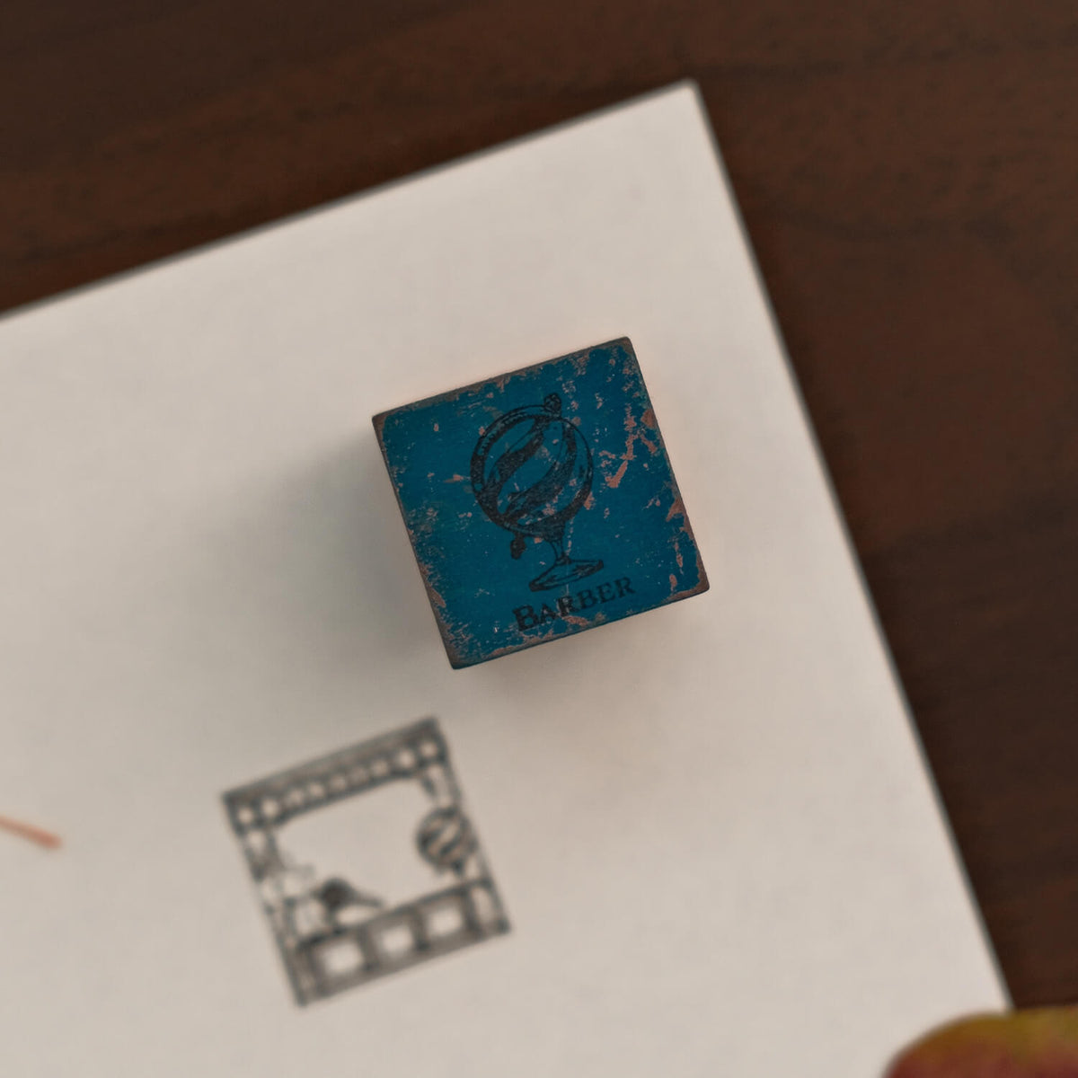 Monpoche Wood Stamp – Barber