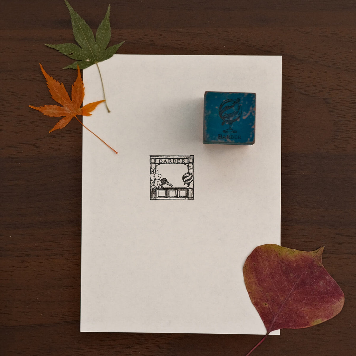 Monpoche Wood Stamp – Barber