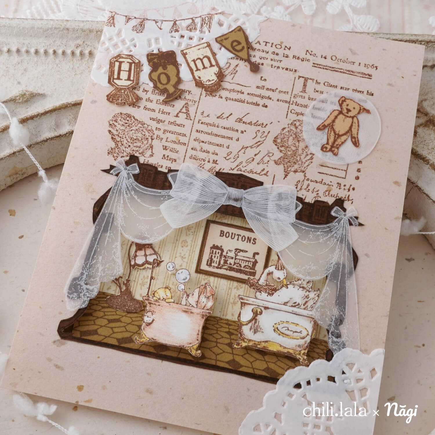 Monpoche Wood Stamp – Bath