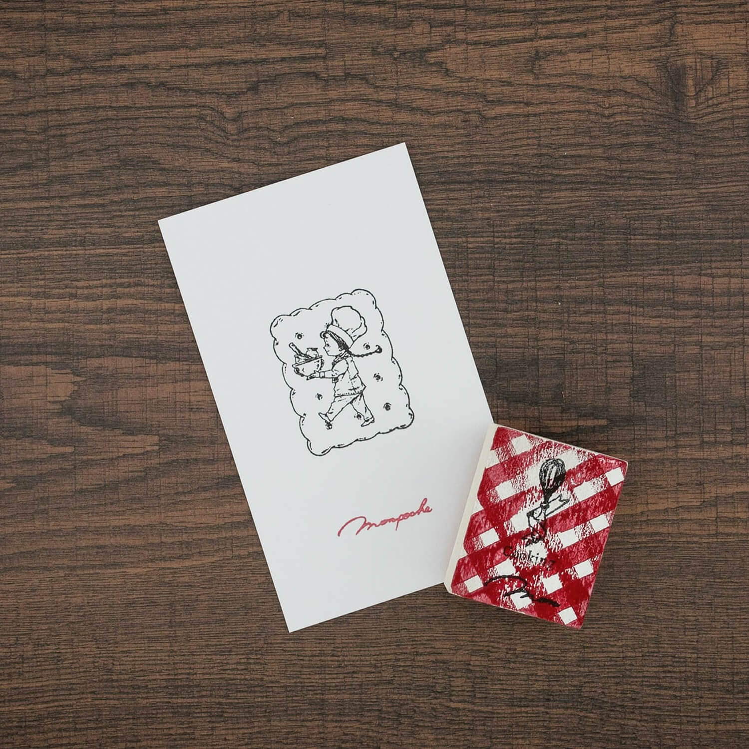 Monpoche Wood Stamp – Cooking