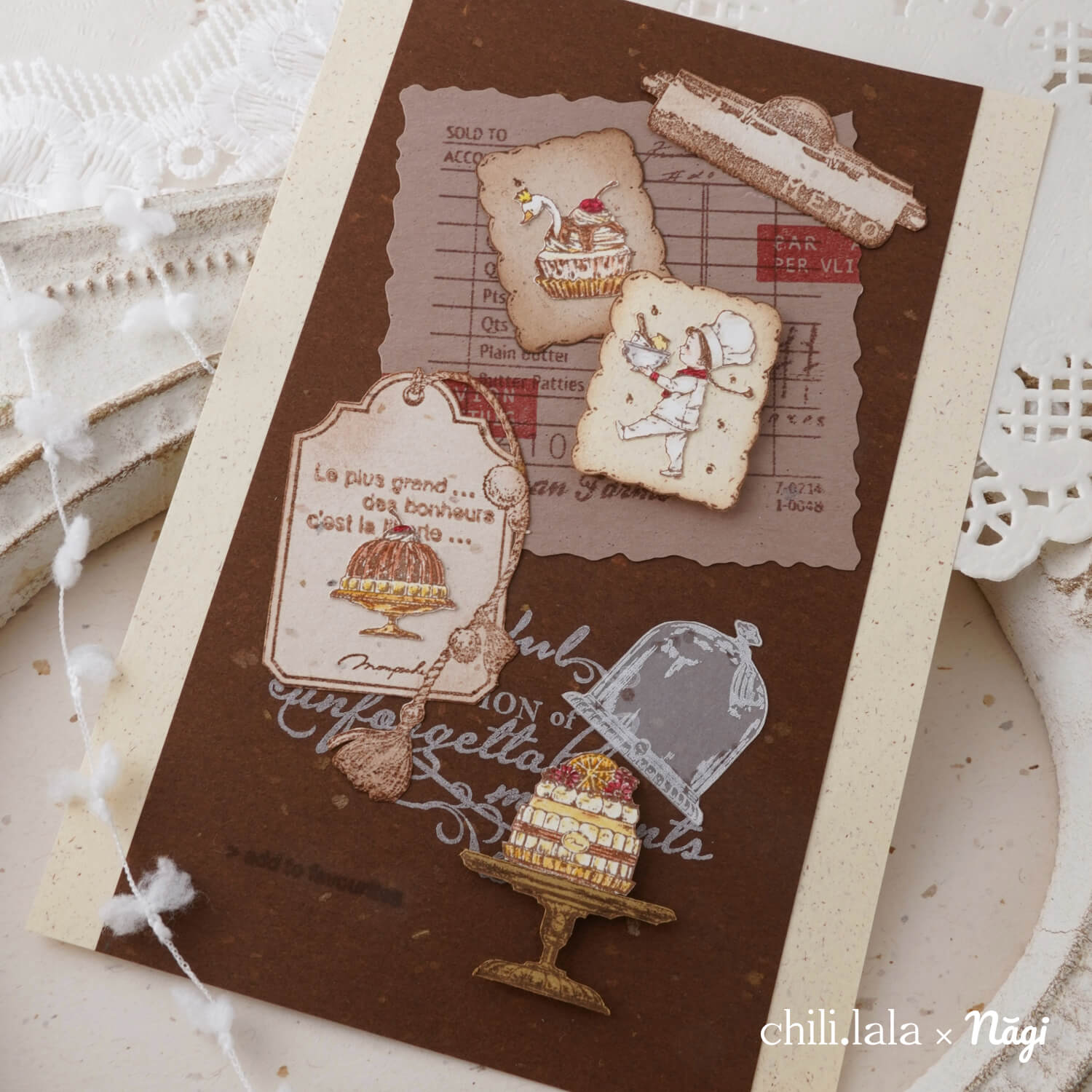 Monpoche Wood Stamp – Cooking