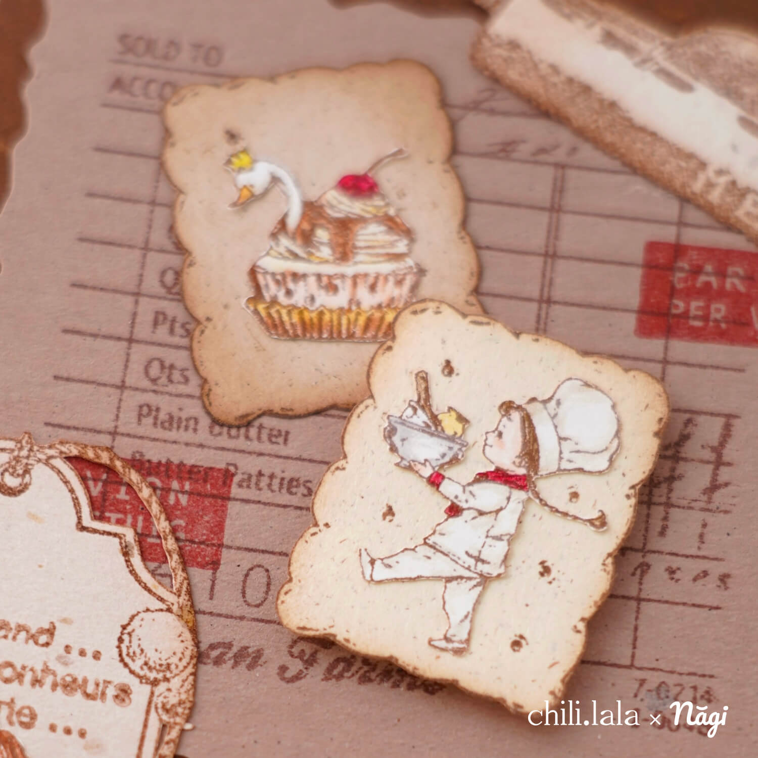 Monpoche Wood Stamp – Cooking
