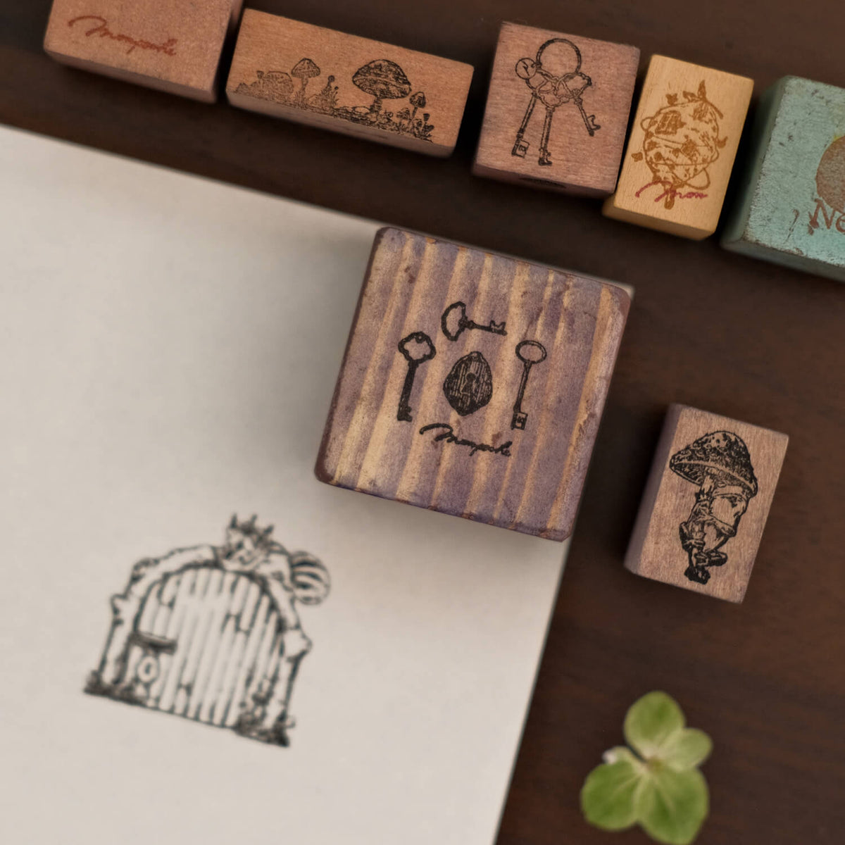 Monpoche Wood Stamp – Fairy Portal