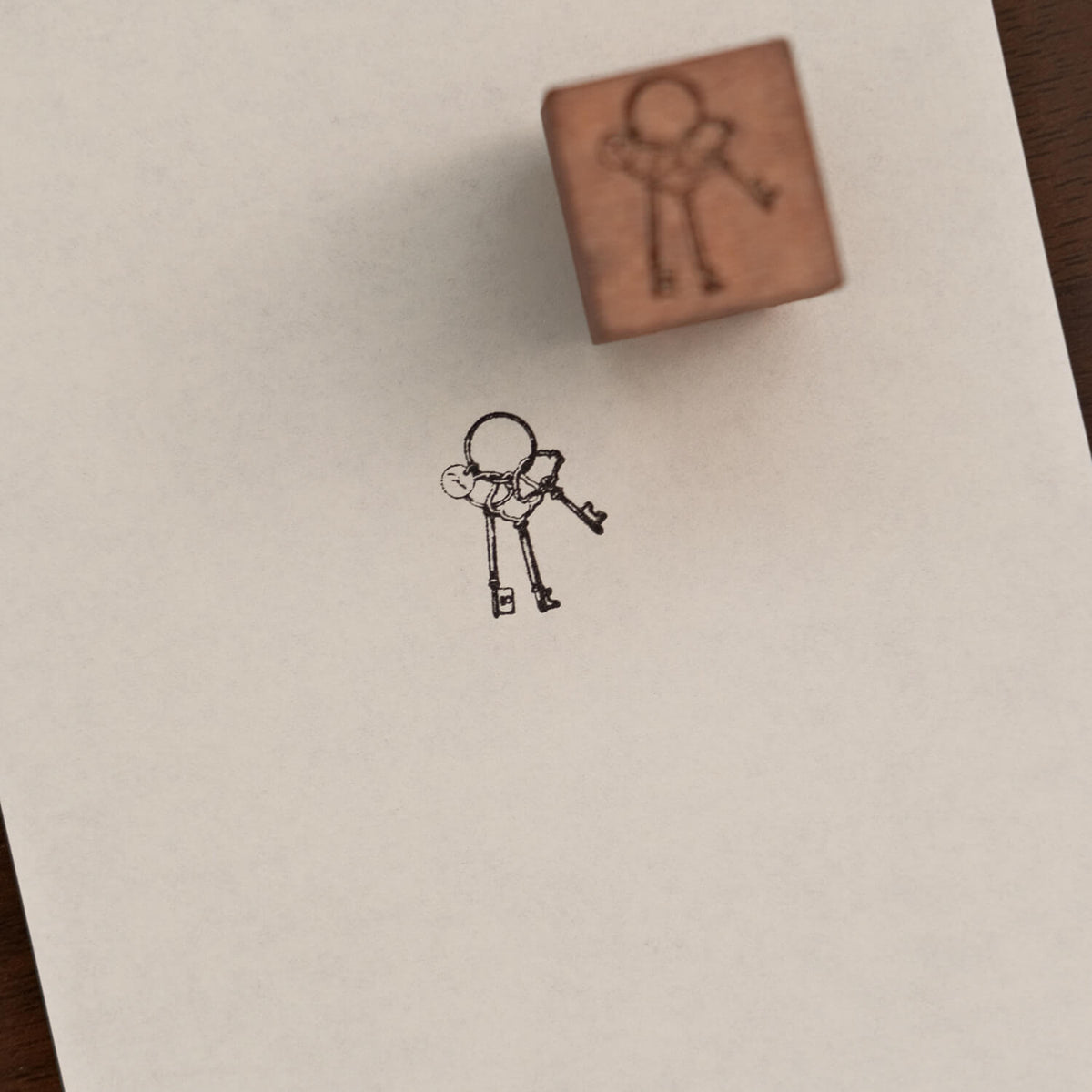 Monpoche Wood Stamp – Forest Key