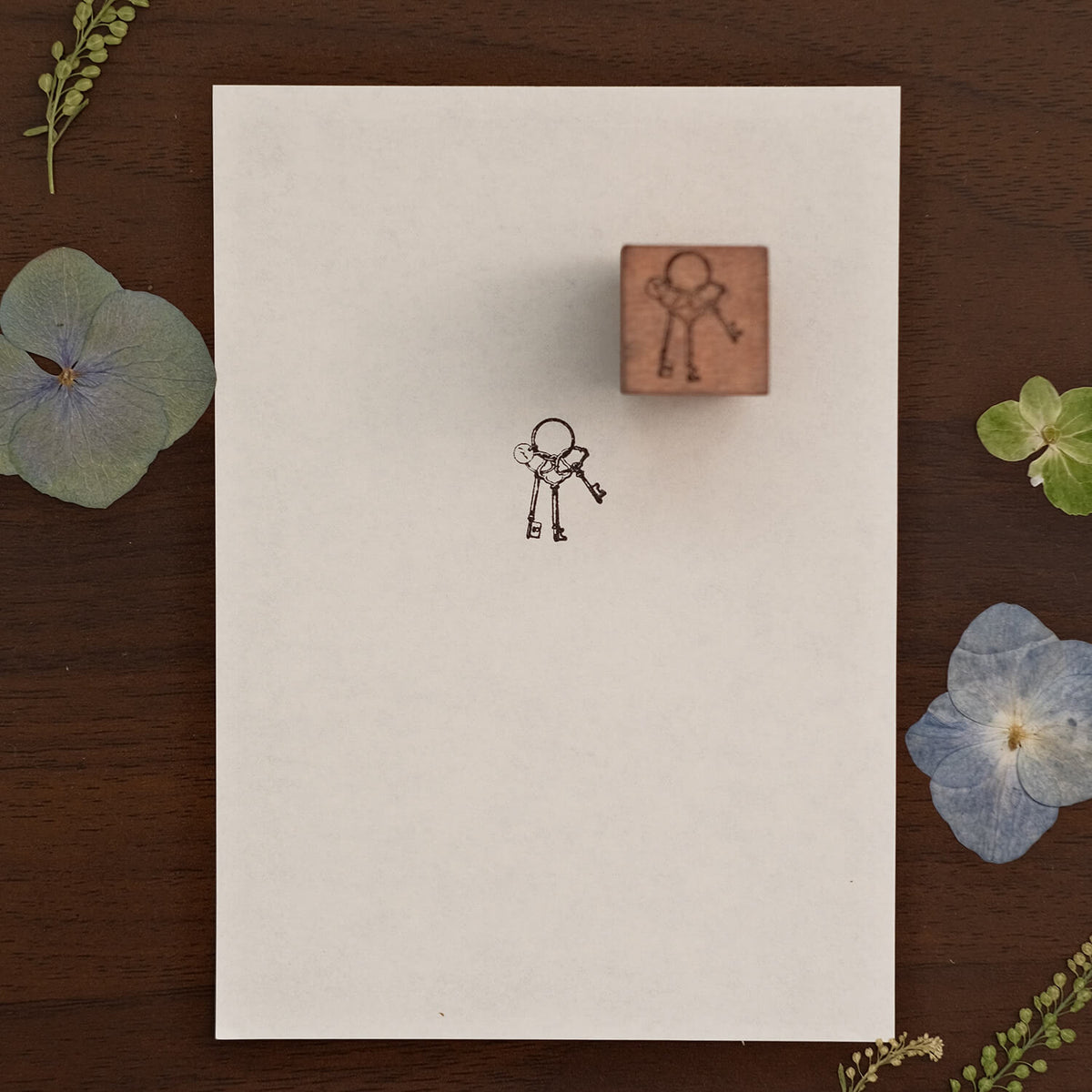 Monpoche Wood Stamp – Forest Key