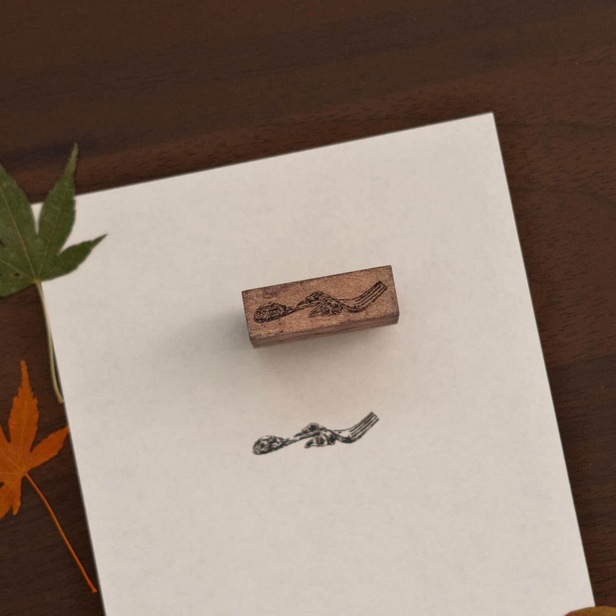 Monpoche Wood Stamp – Fork