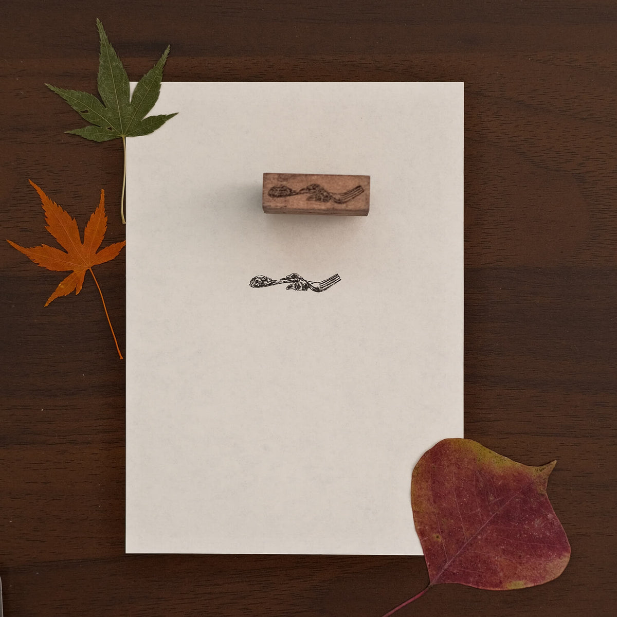 Monpoche Wood Stamp – Fork