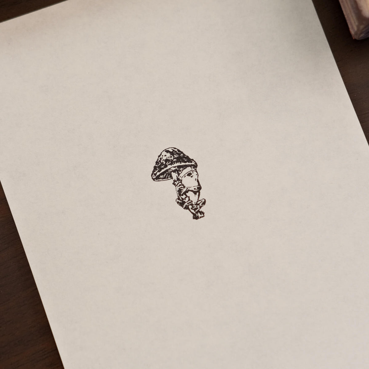 Monpoche Wood Stamp – Frog