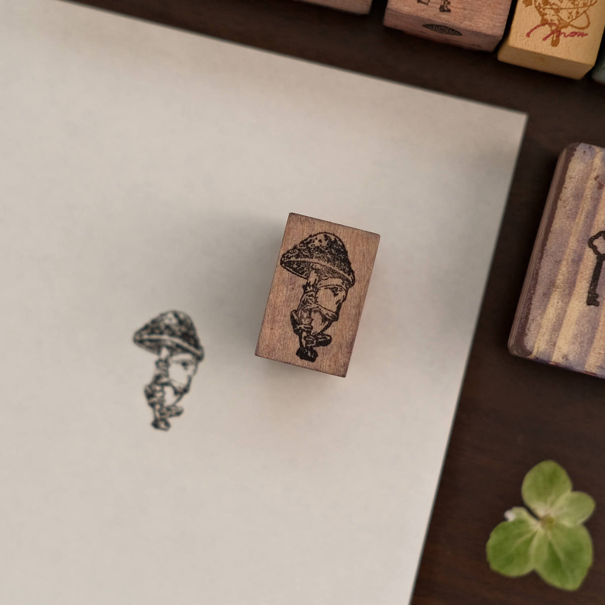 Monpoche Wood Stamp – Frog