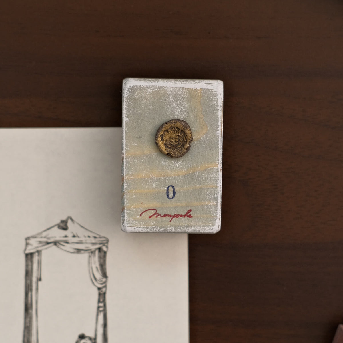 Monpoche Wood Stamp – Good Morning