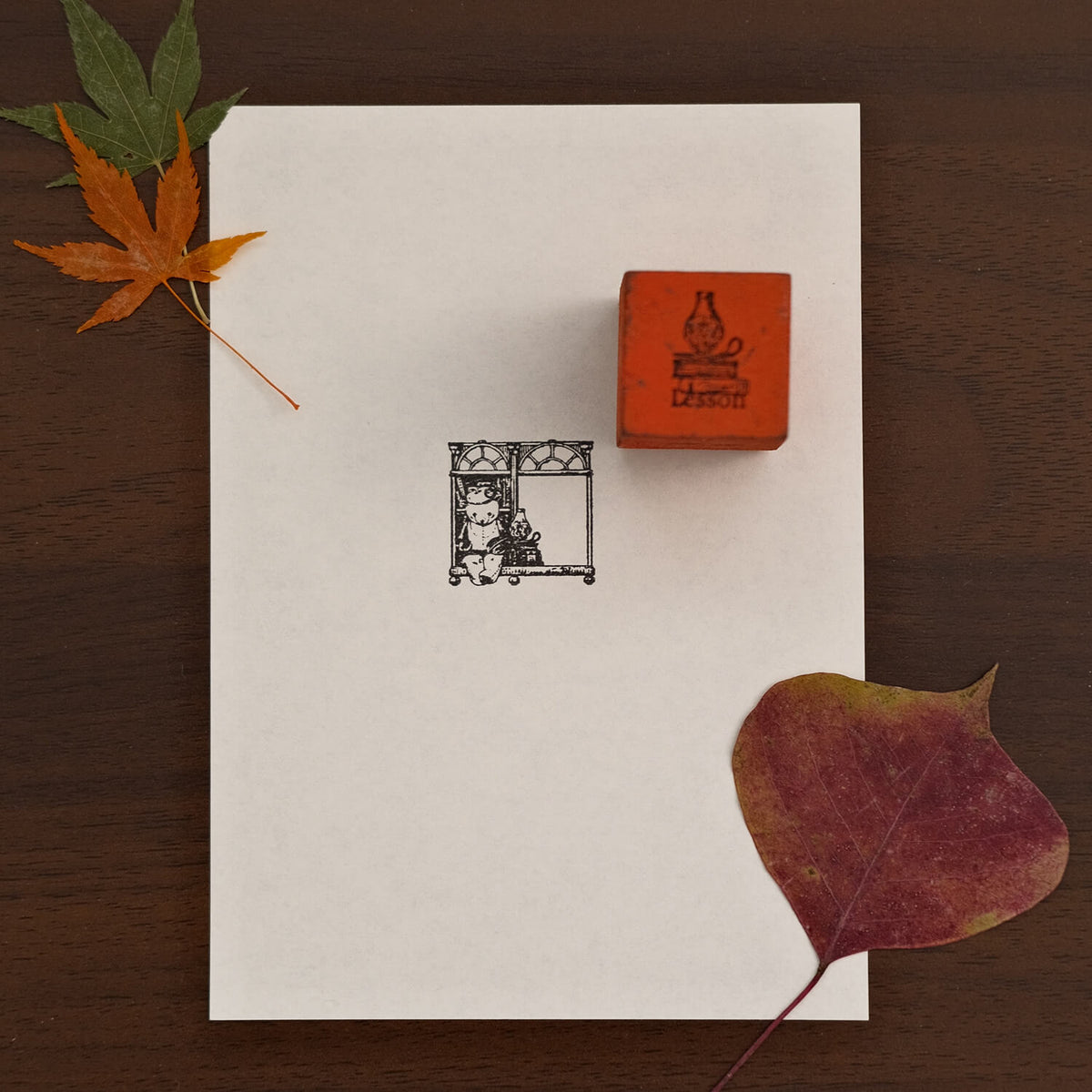 Monpoche Wood Stamp – Lesson