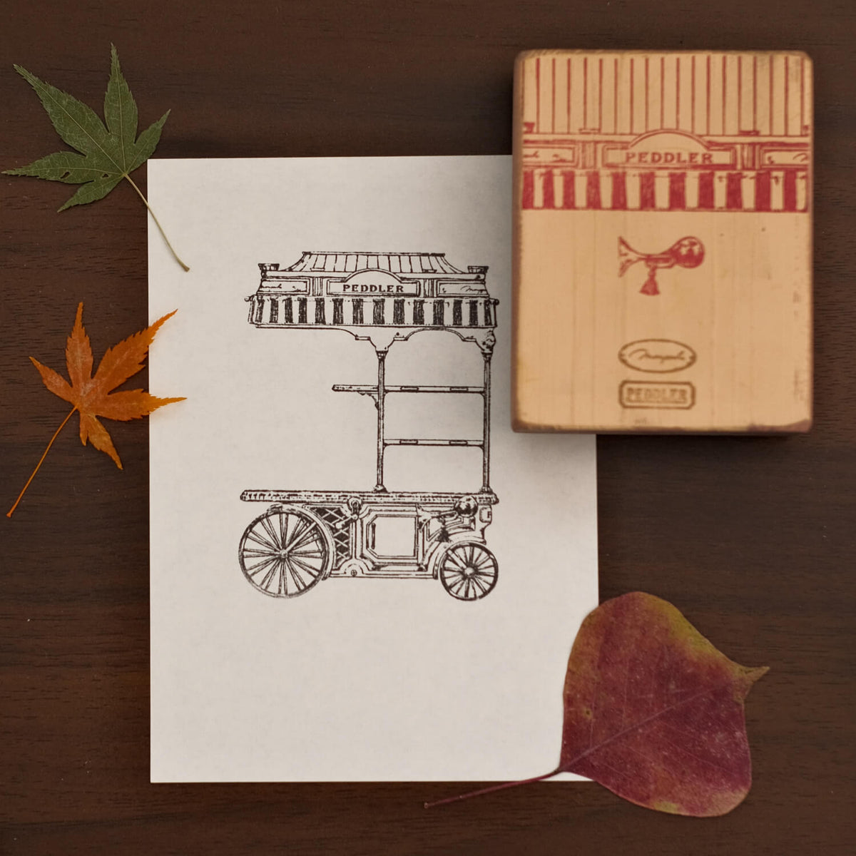 Monpoche Wood Stamp – Peddler