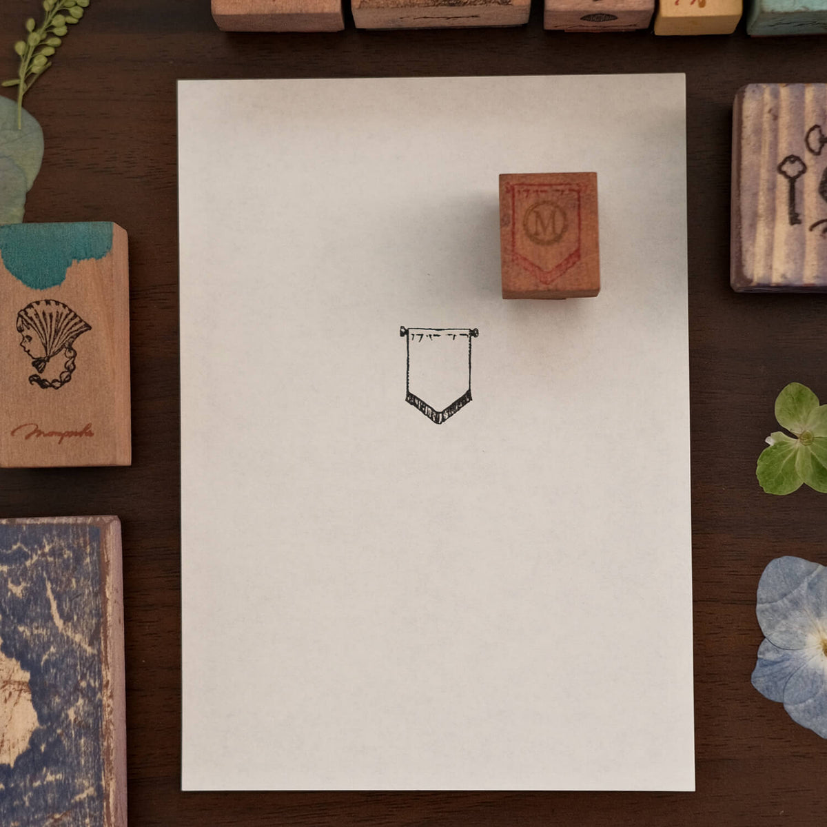 Monpoche Wood Stamp – Shop Flag
