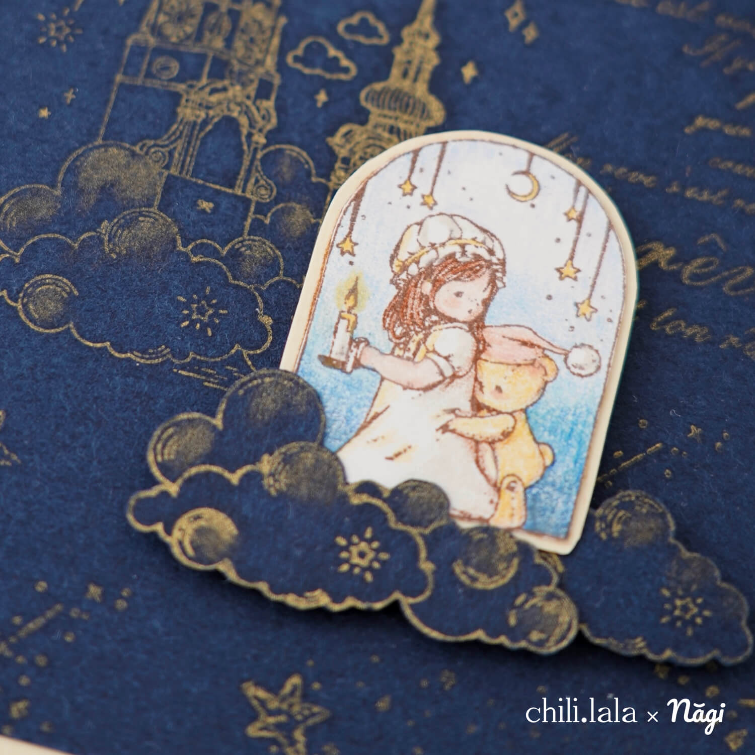 Monpoche Wood Stamp – Sleep