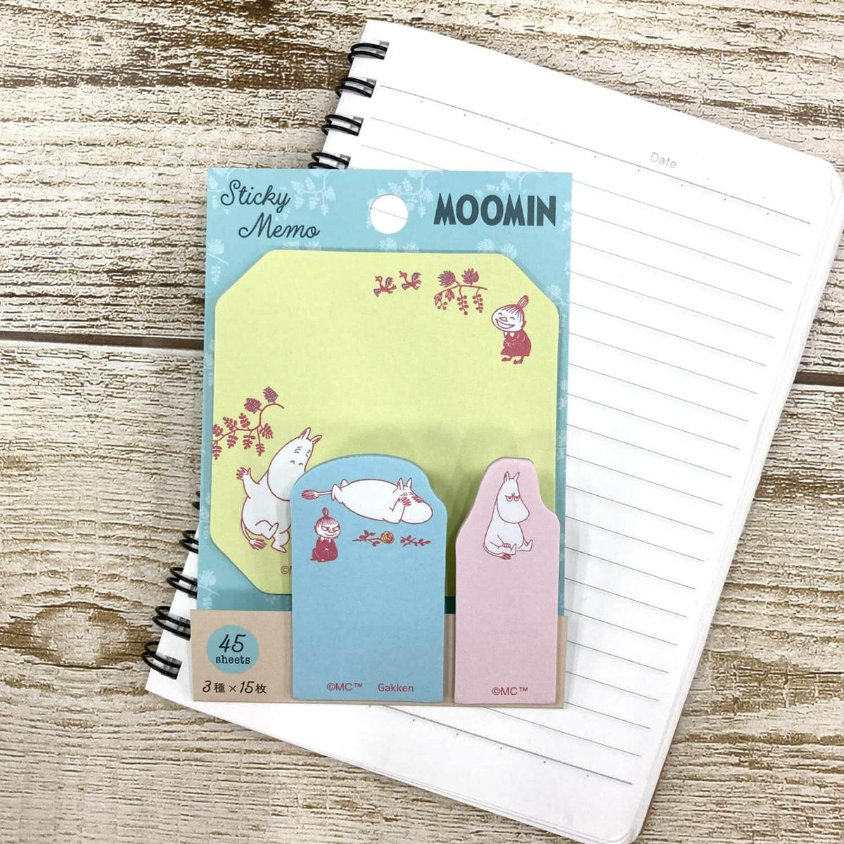 Sticky Note Light Moomin Sticky Notes – Light Blue | All Stationery | Nagi Lifestyle