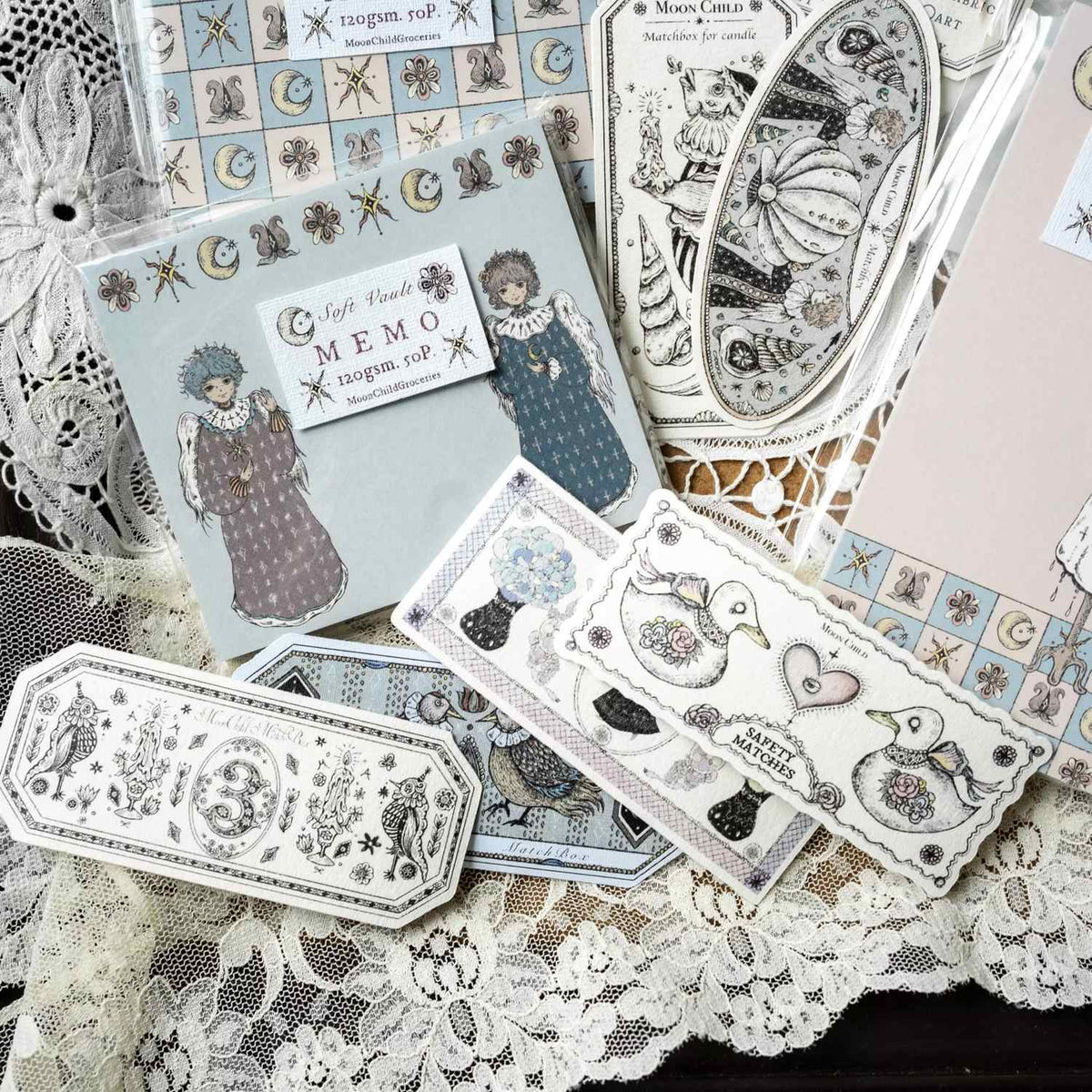 Moon Child Soft Vault Sticker Set - Archive of Old Sparks