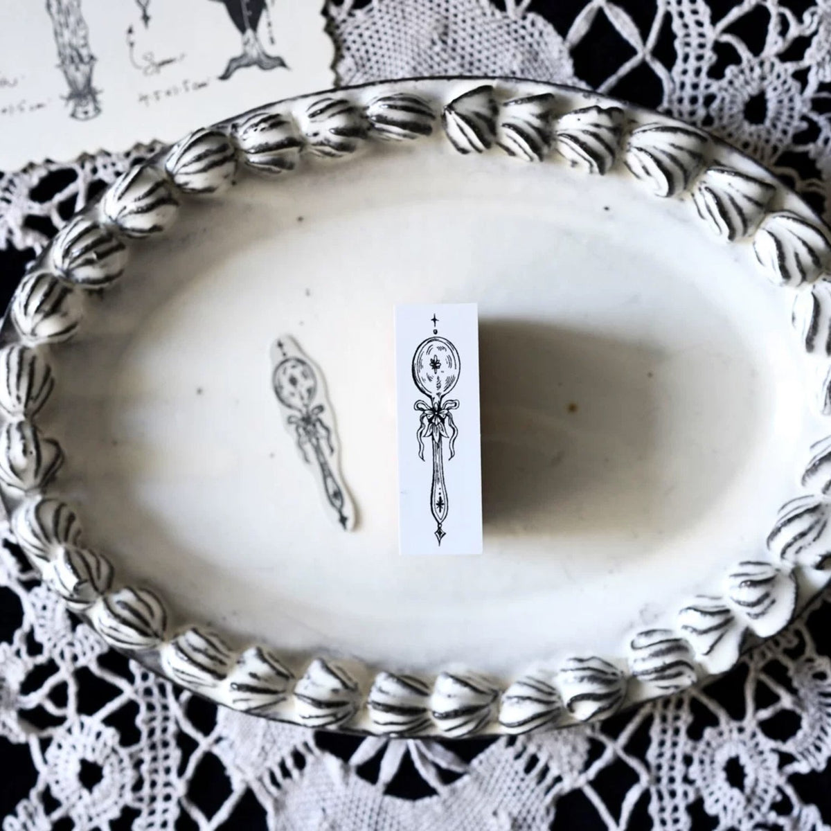Moon Child Under The Mystic Table Stamp
