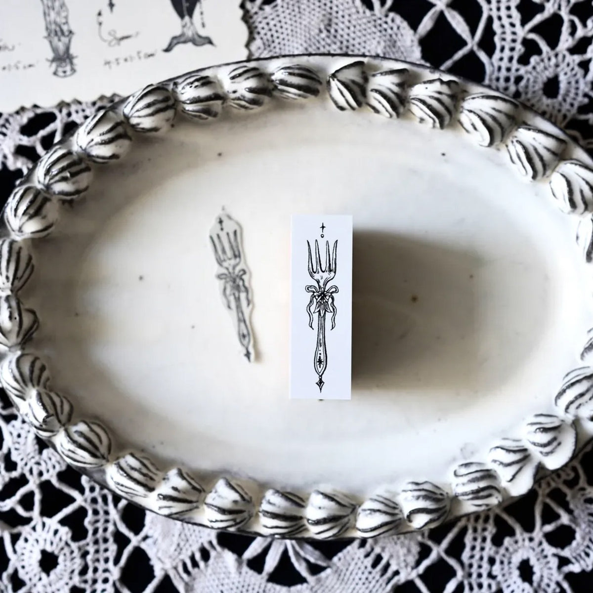 Moon Child Under The Mystic Table Stamp
