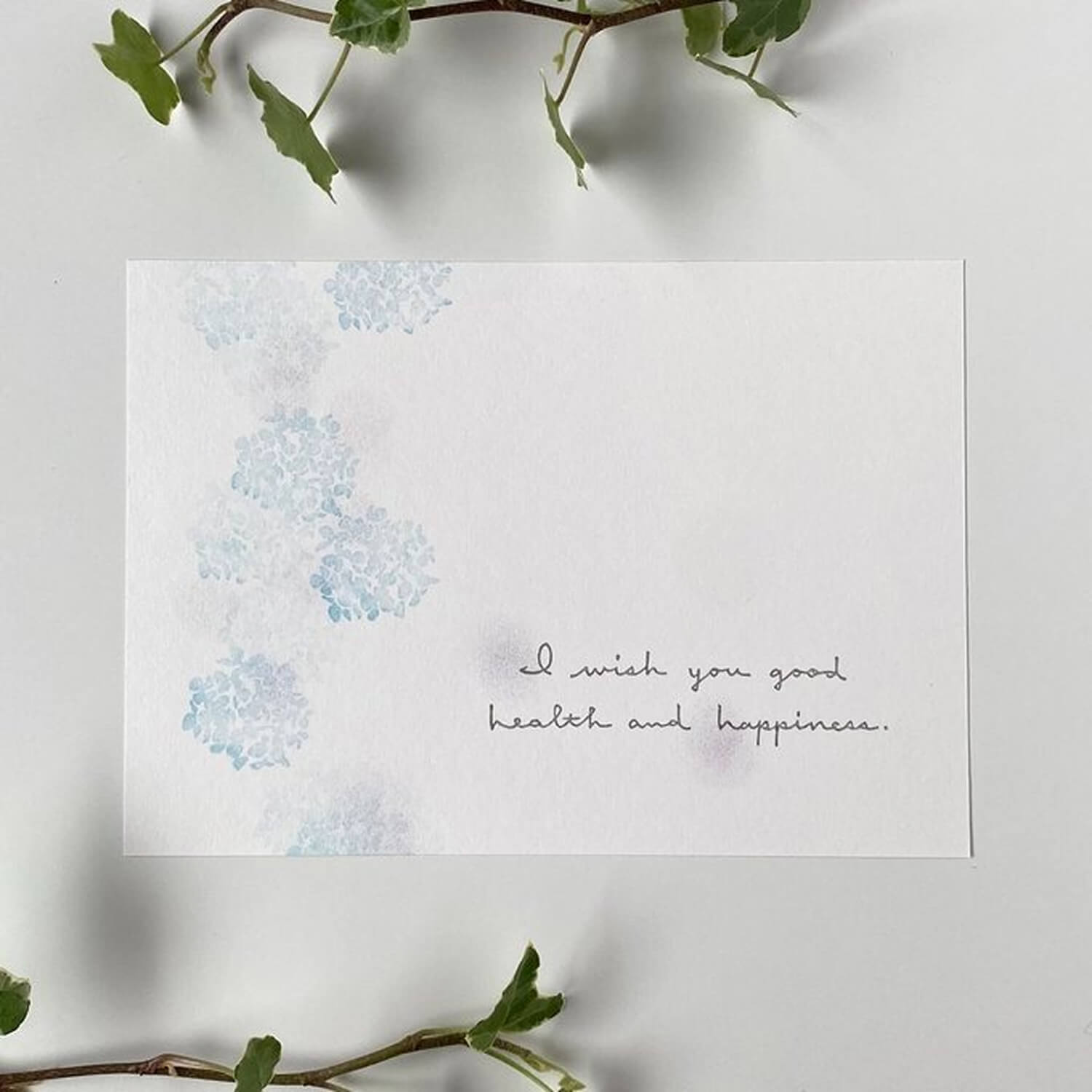 Mori Ringo Rubber Stamp Set – Hydrangea (3-Pieces)