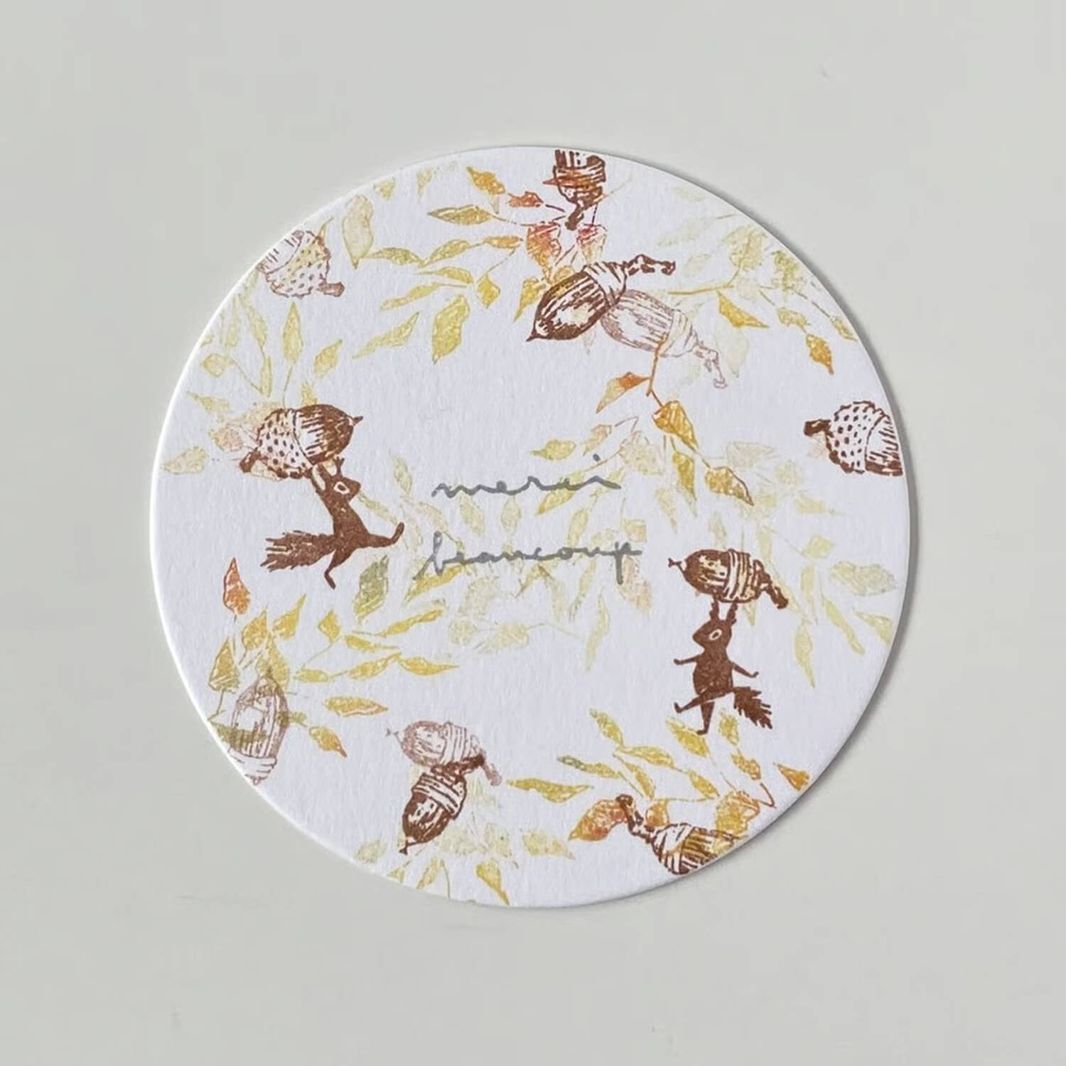 Mori Ringo Rubber Stamp – Acorn
