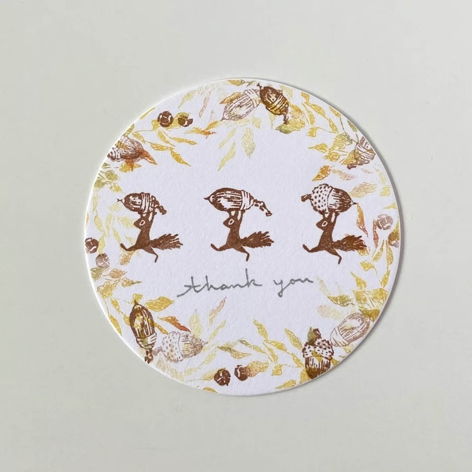 Mori Ringo Rubber Stamp – Acorn