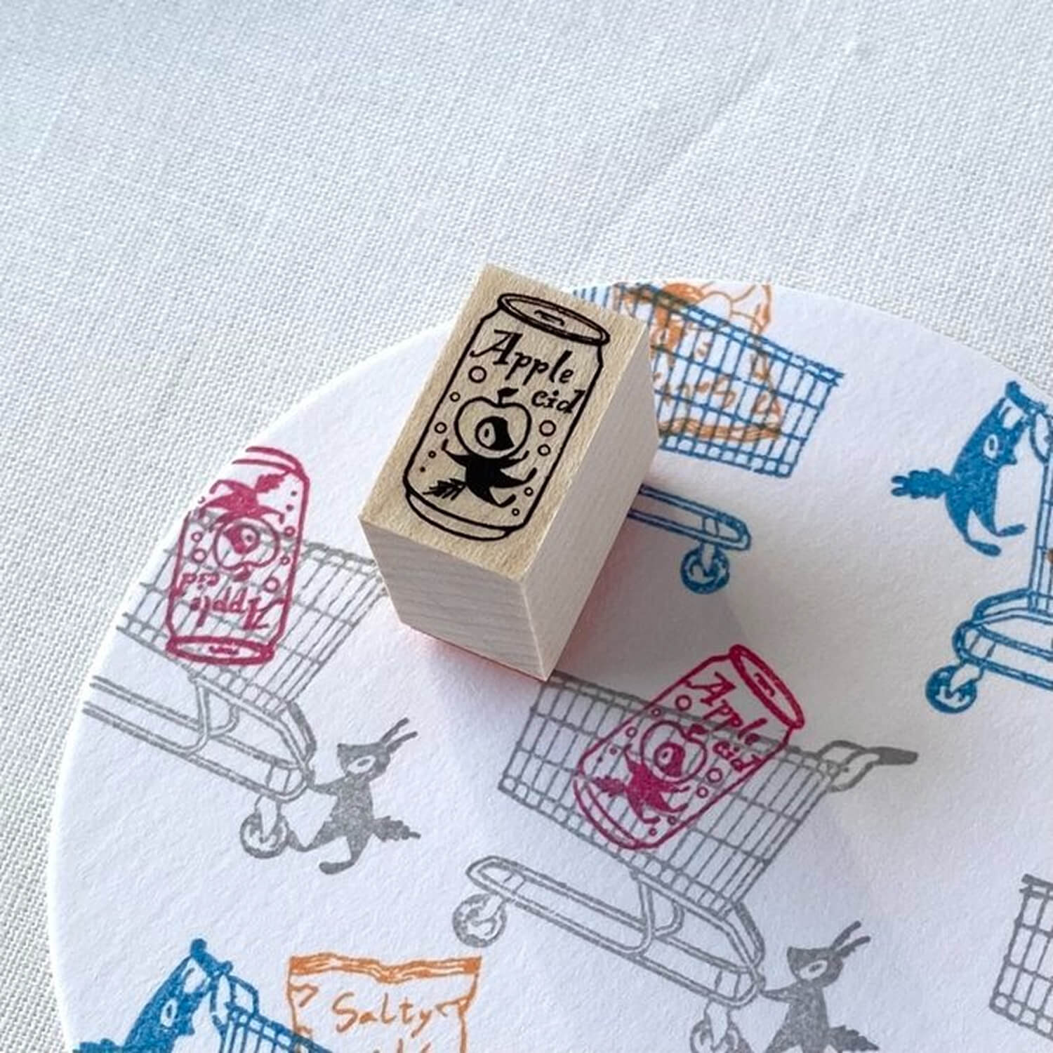 Mori Ringo Rubber Stamp – Apple Cider