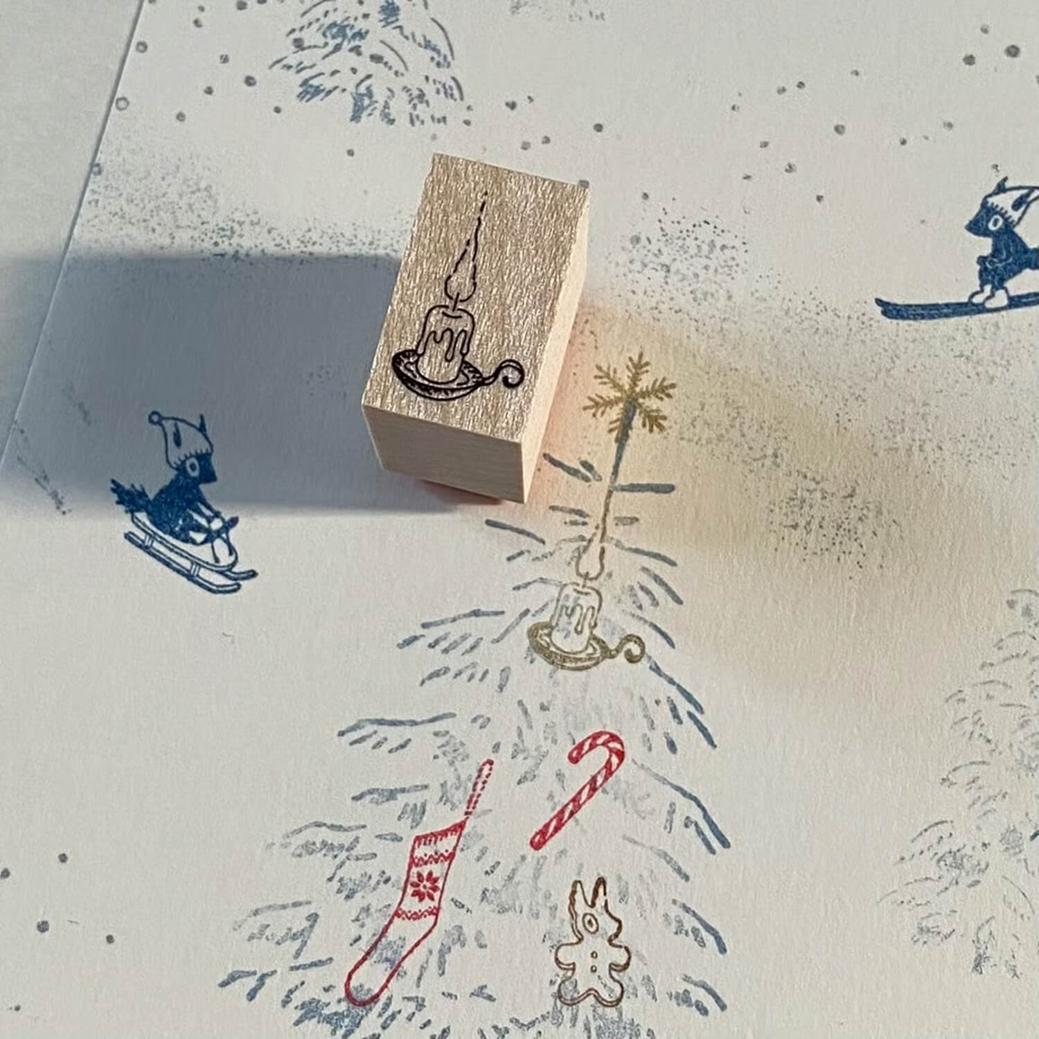 Mori Ringo Rubber Stamp – Candle