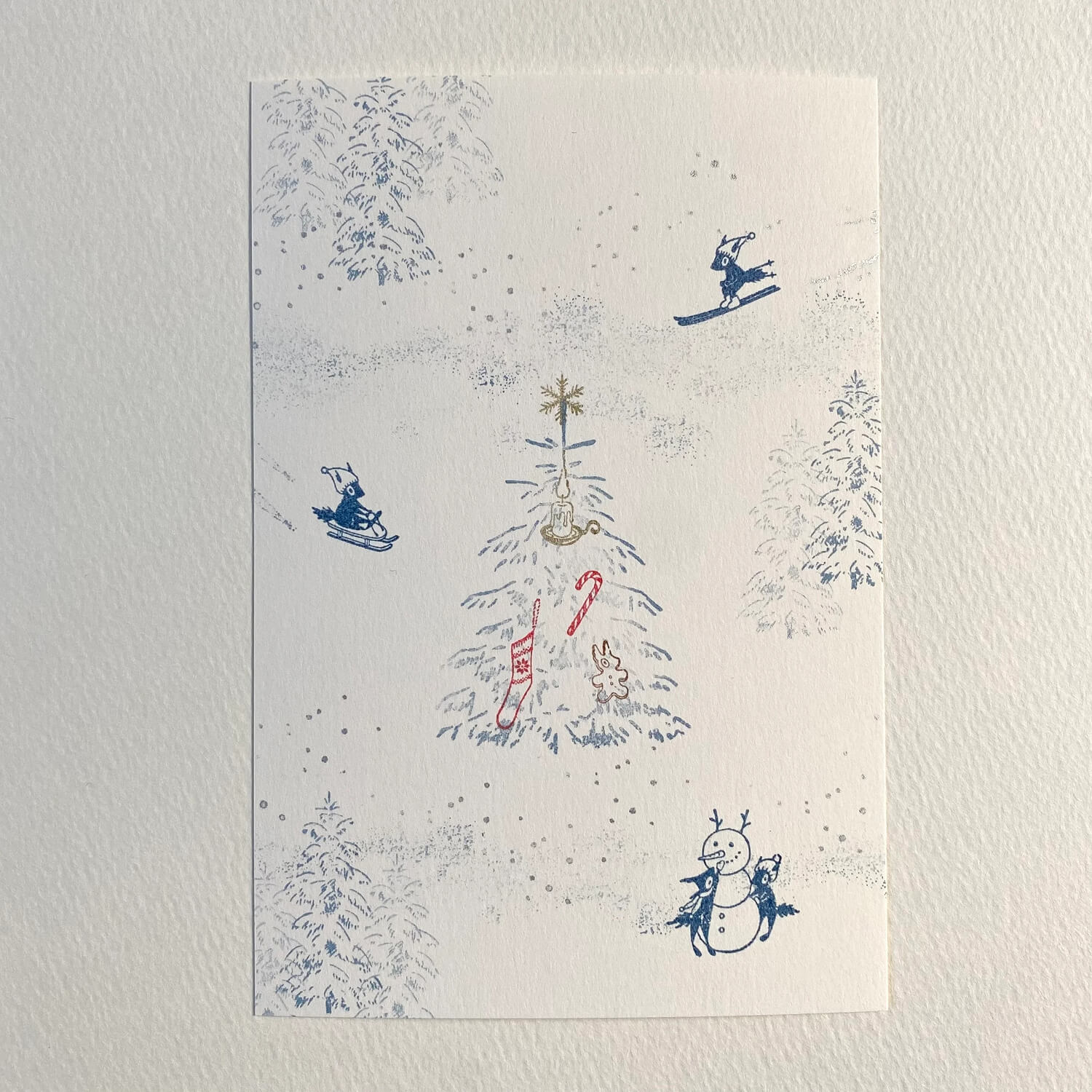 Mori Ringo Rubber Stamp – Candy Cane