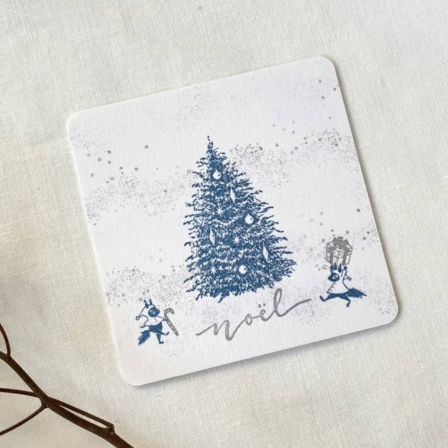 Mori Ringo Rubber Stamp – Christmas Tree