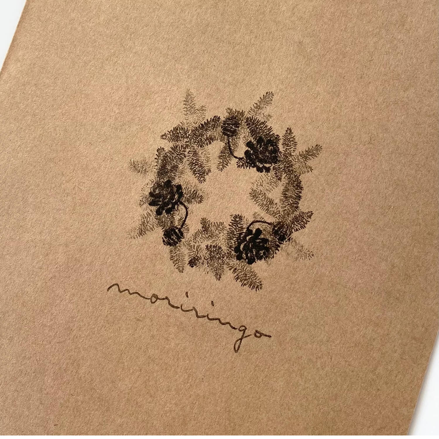 Mori Ringo Rubber Stamp – Fir Branch
